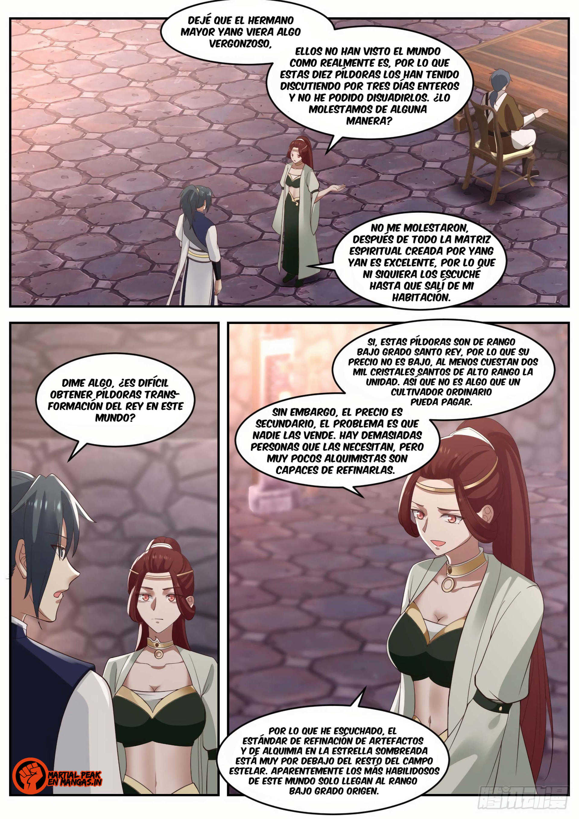 Martial Peak Capítulo 1032 - Página 12 en español