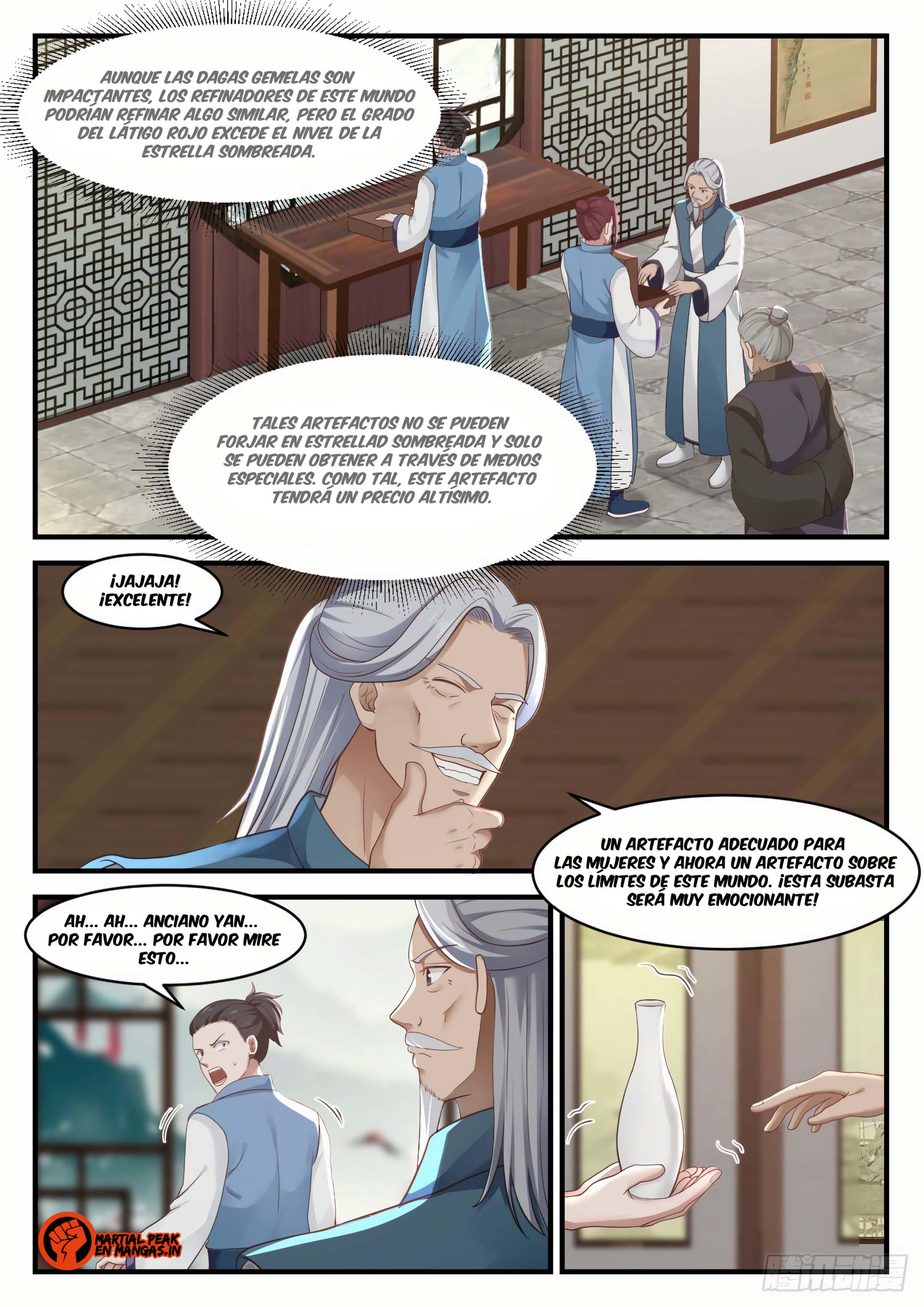 Martial Peak Capítulo 1050 - Página 3 en español