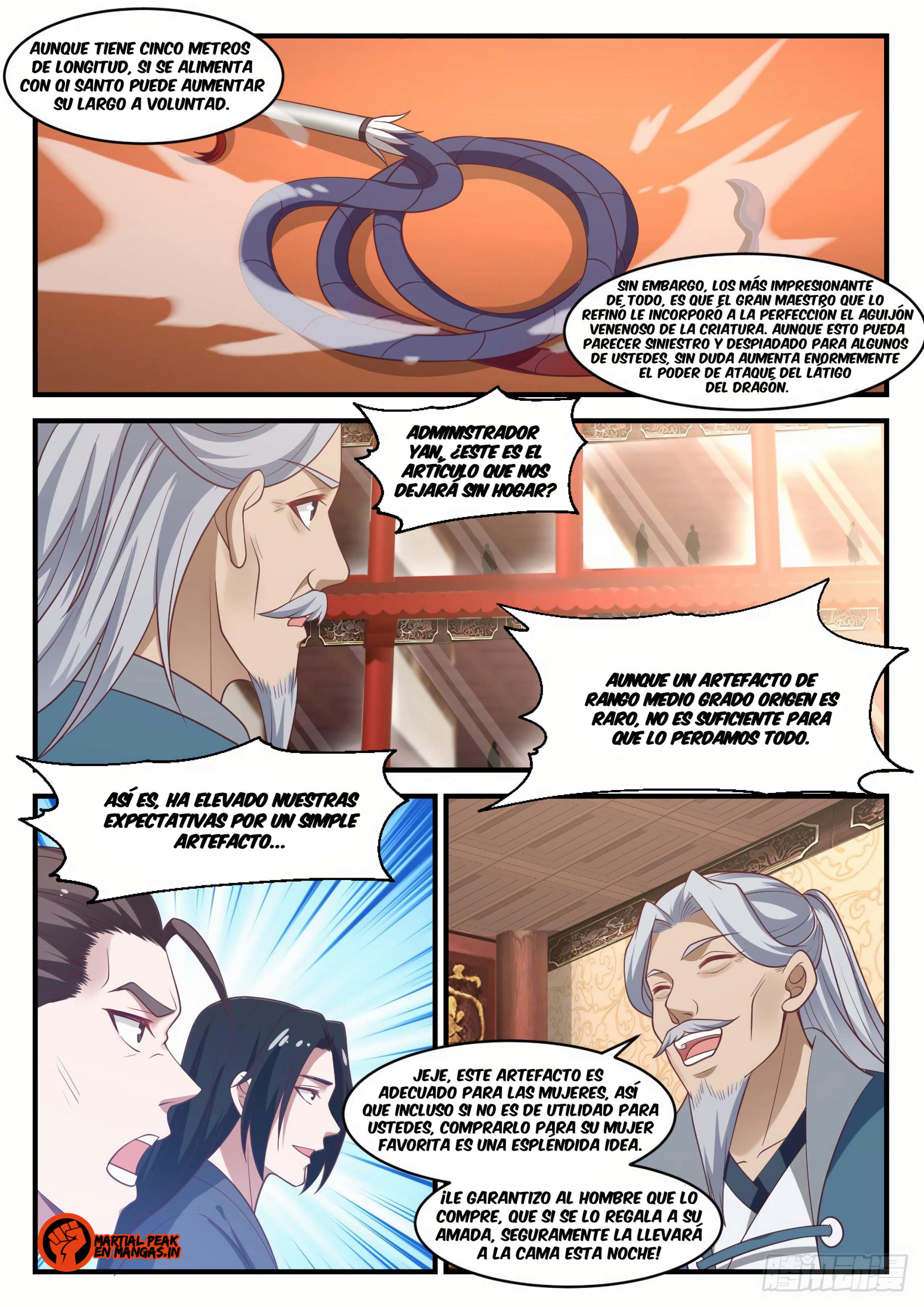 Martial Peak Capítulo 1060 - Página 12 en español