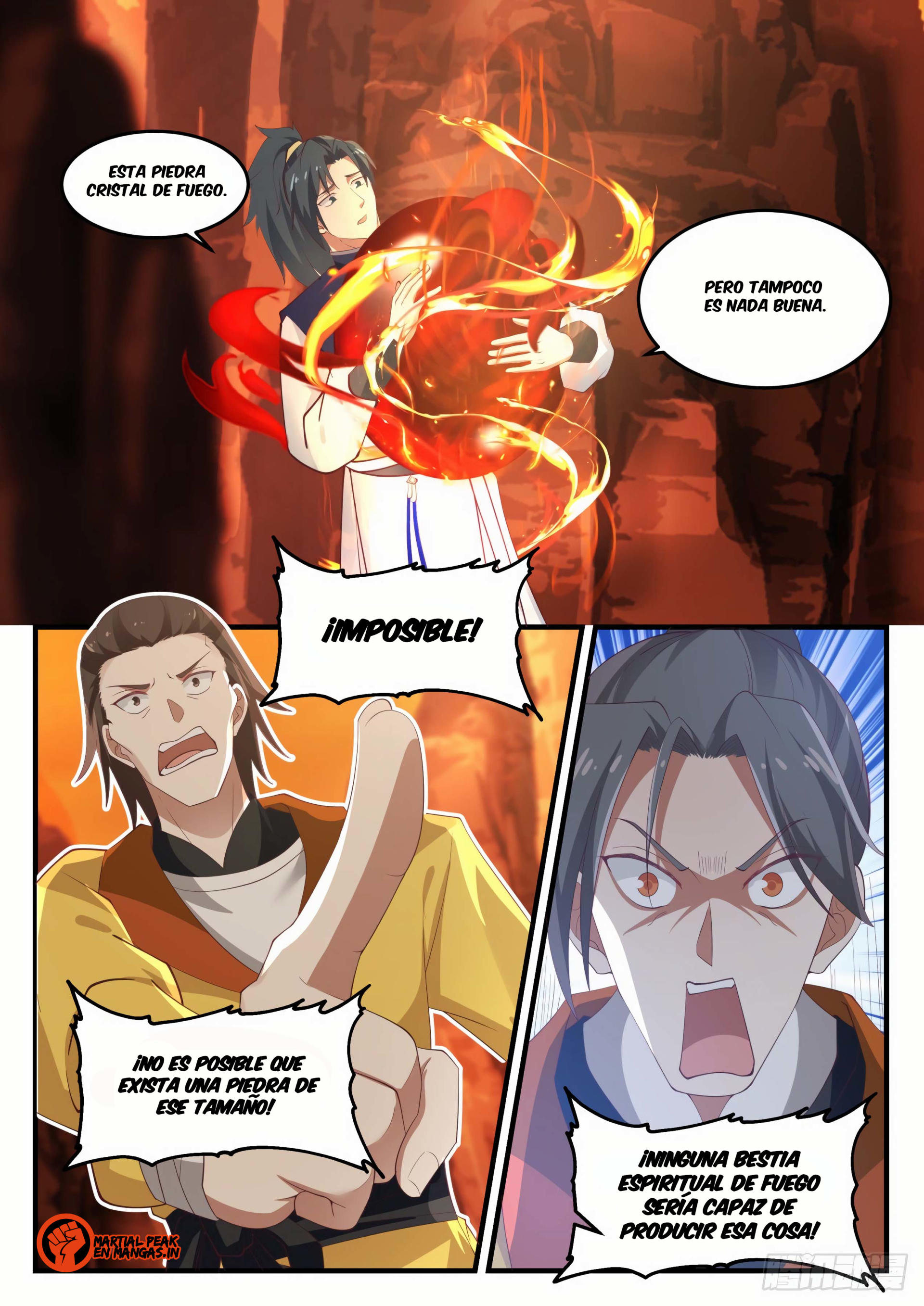 Martial Peak Capítulo 1108 - Página 12 en español