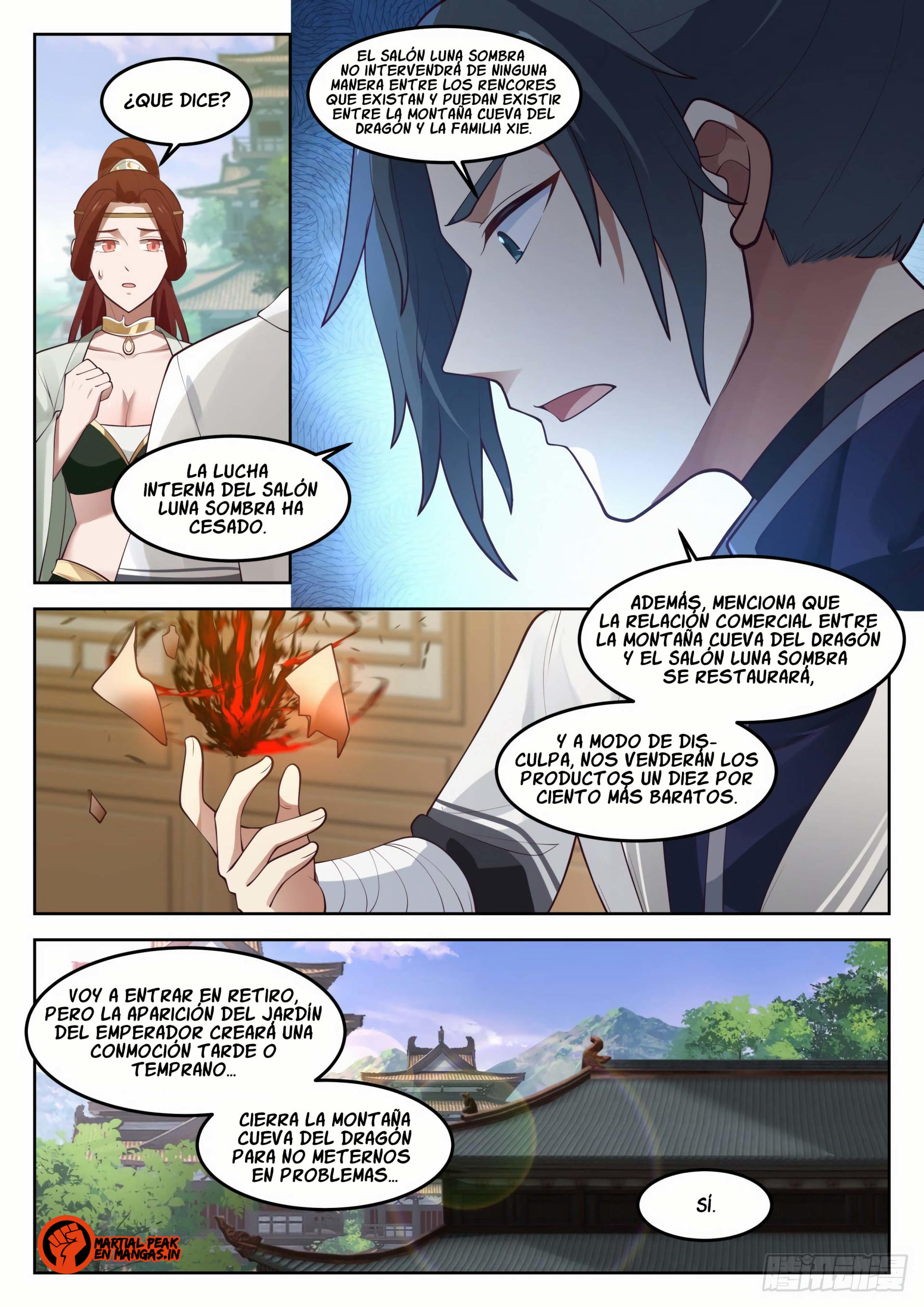 Martial Peak Capítulo 1260 - Página 12 en español