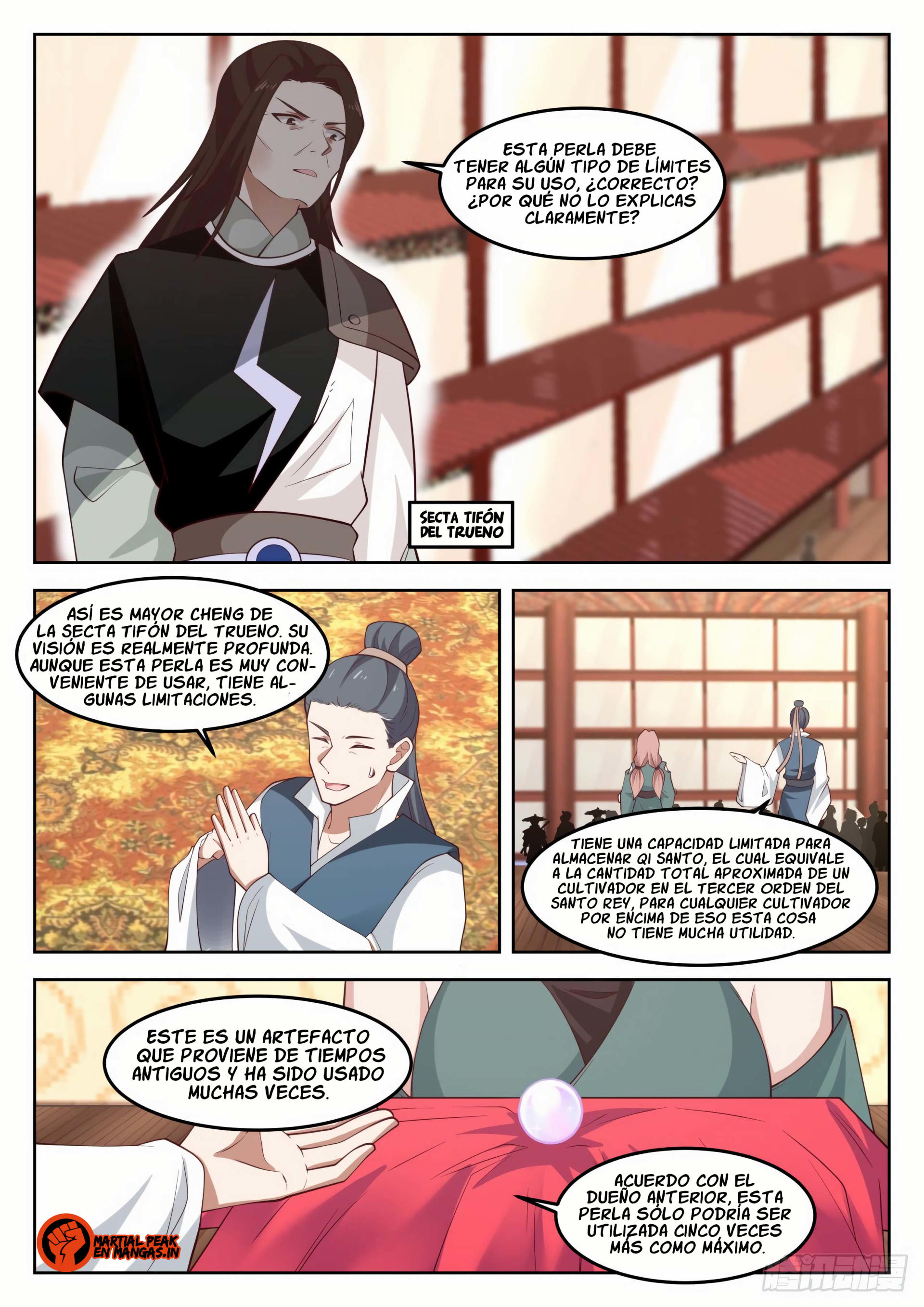Martial Peak Capítulo 1269 - Página 3 en español