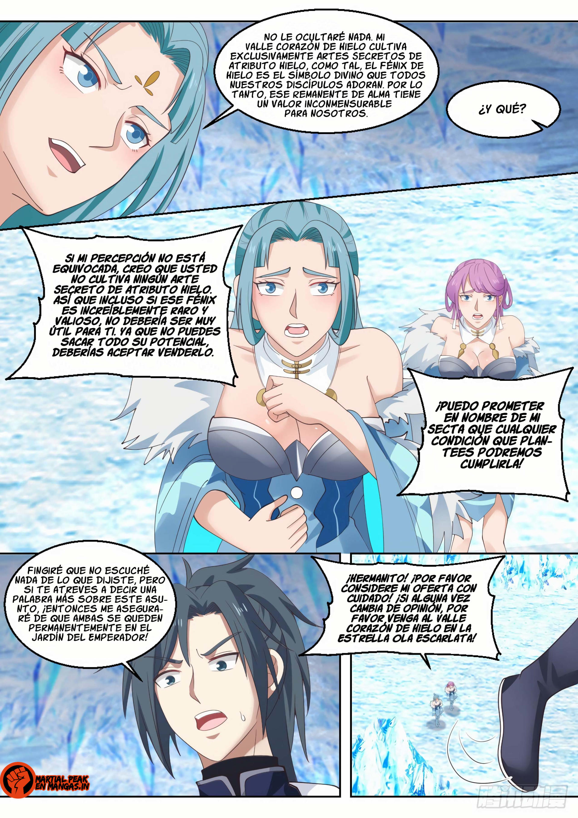 Martial Peak Capítulo 1321 - Página 12 en español