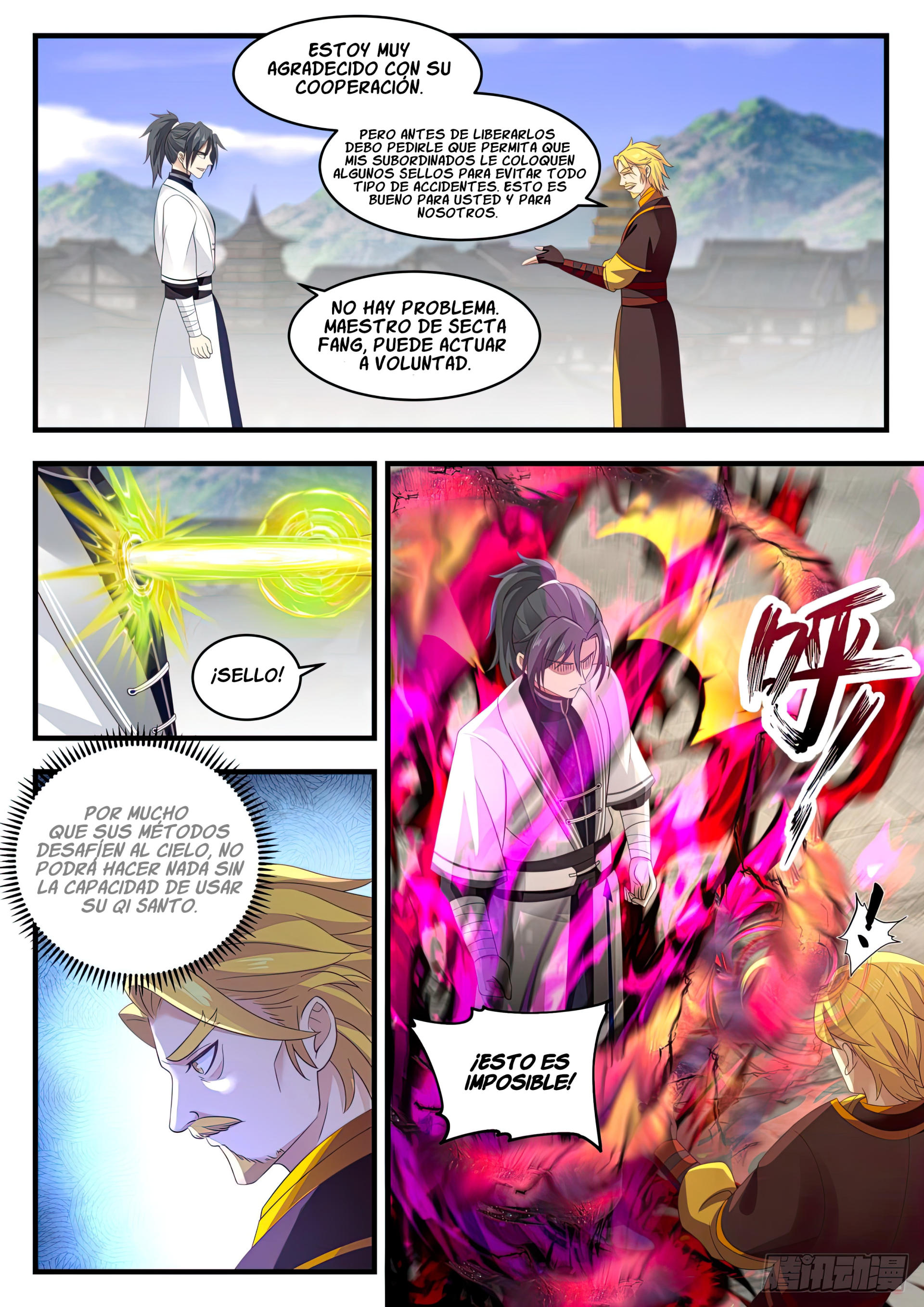 Martial Peak Capítulo 1341 - Página 12 en español