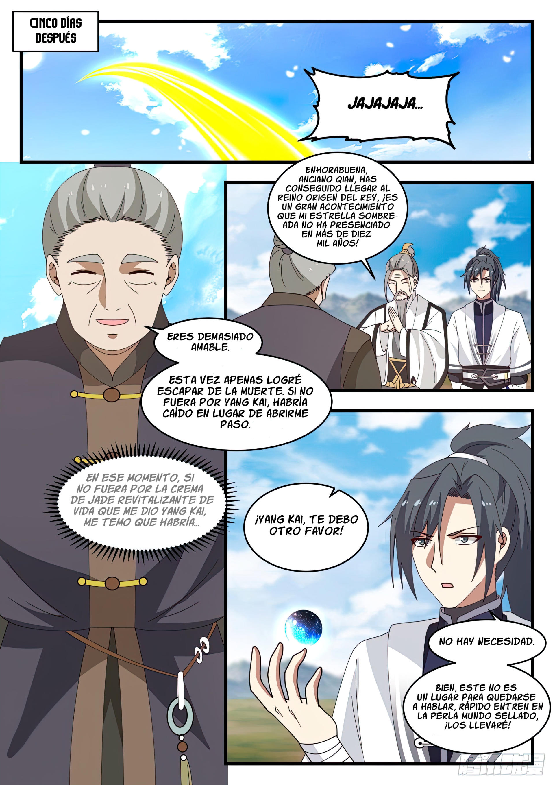 Martial Peak Capítulo 1393 - Página 7 en español