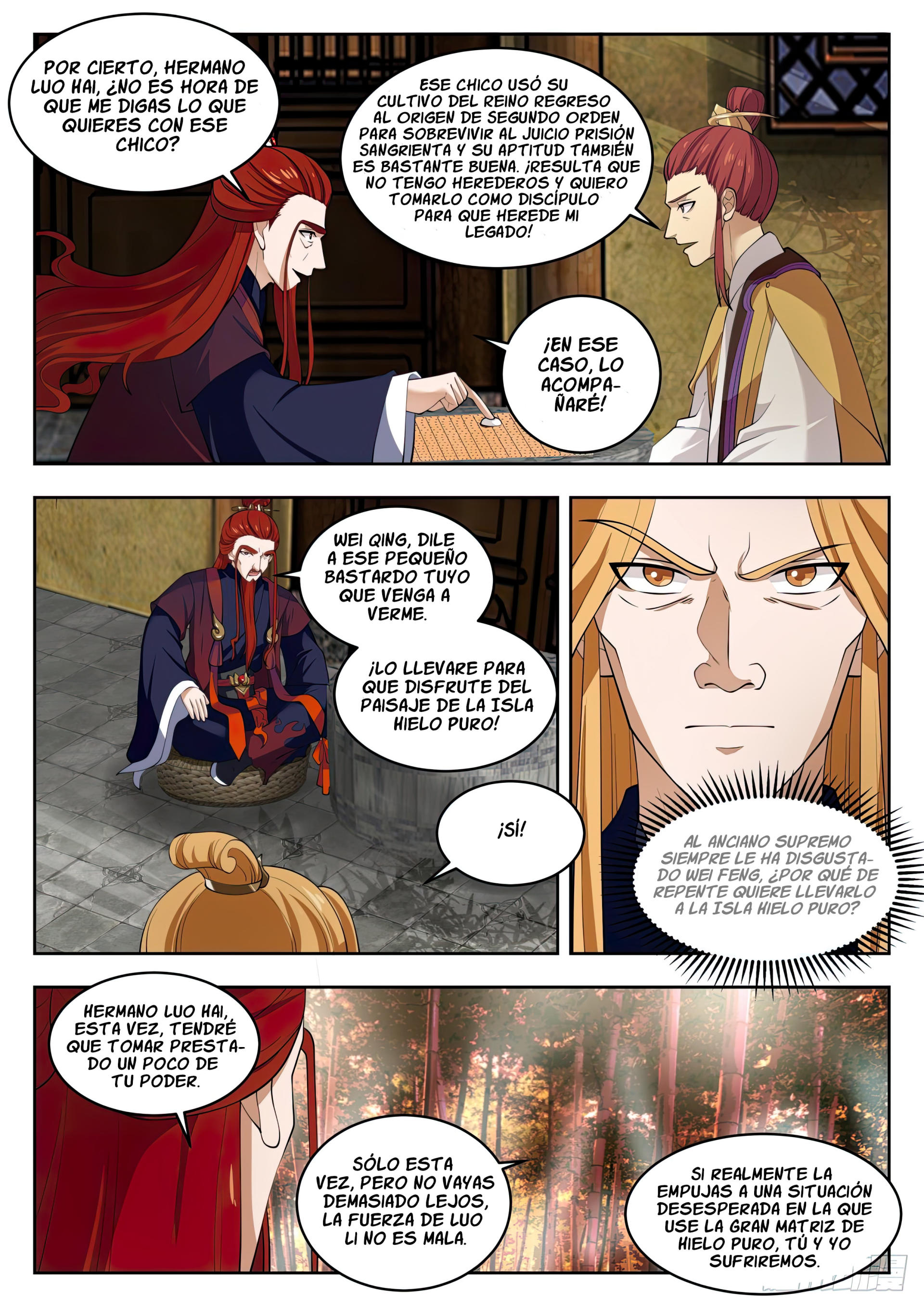 Martial Peak Capítulo 1403 - Página 3 en español
