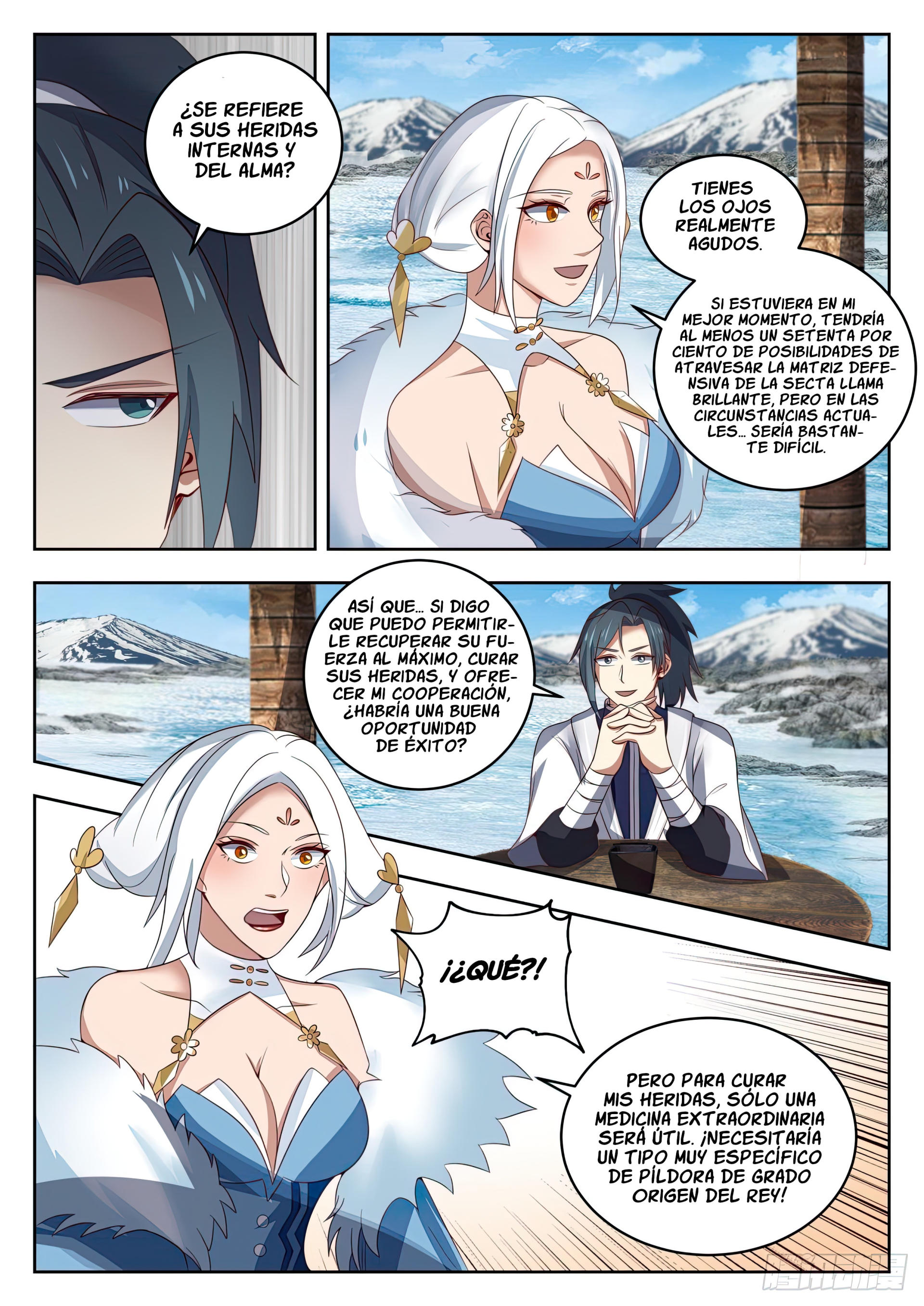 Martial Peak Capítulo 1410 - Página 8 en español