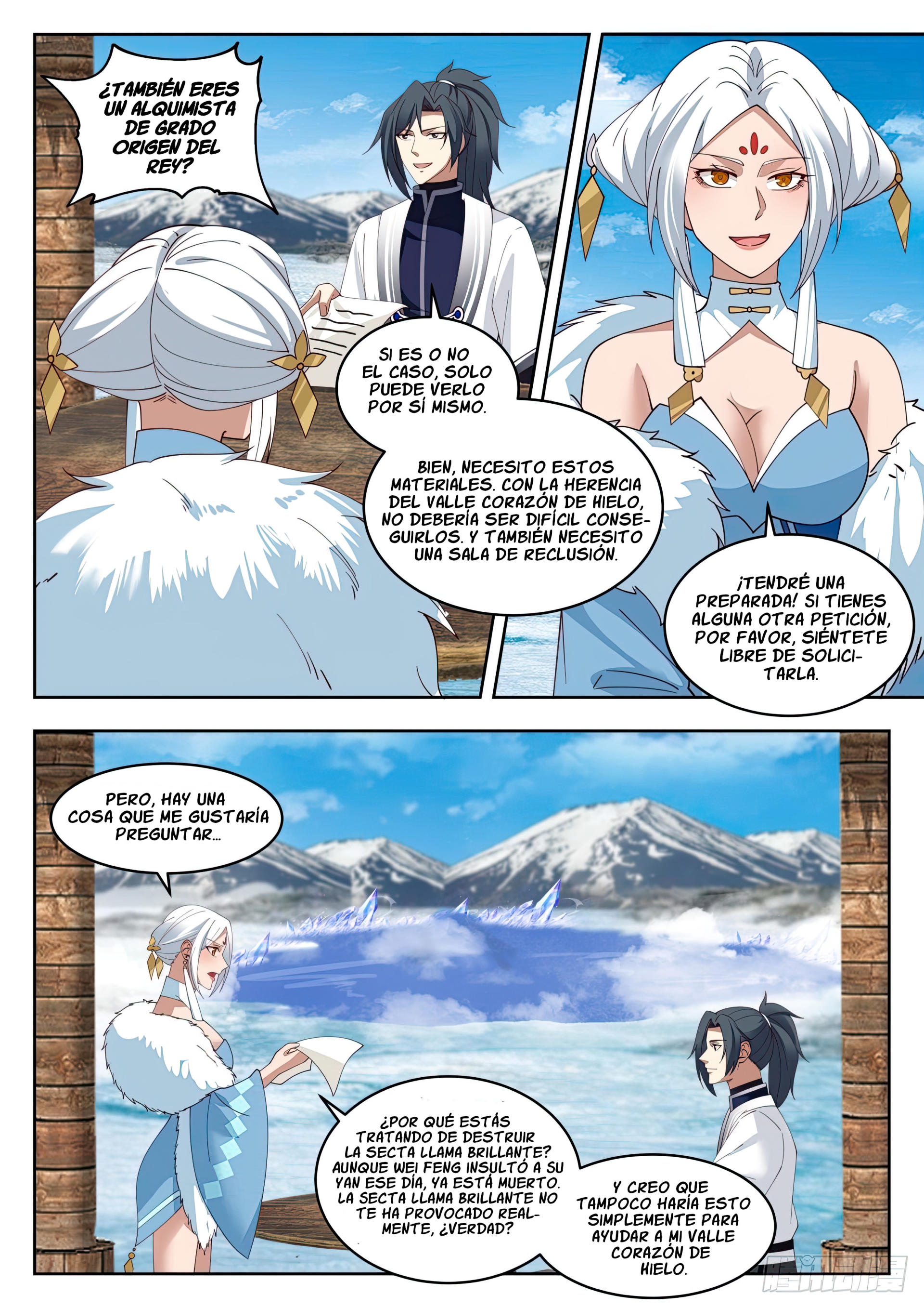 Martial Peak Capítulo 1410 - Página 9 en español