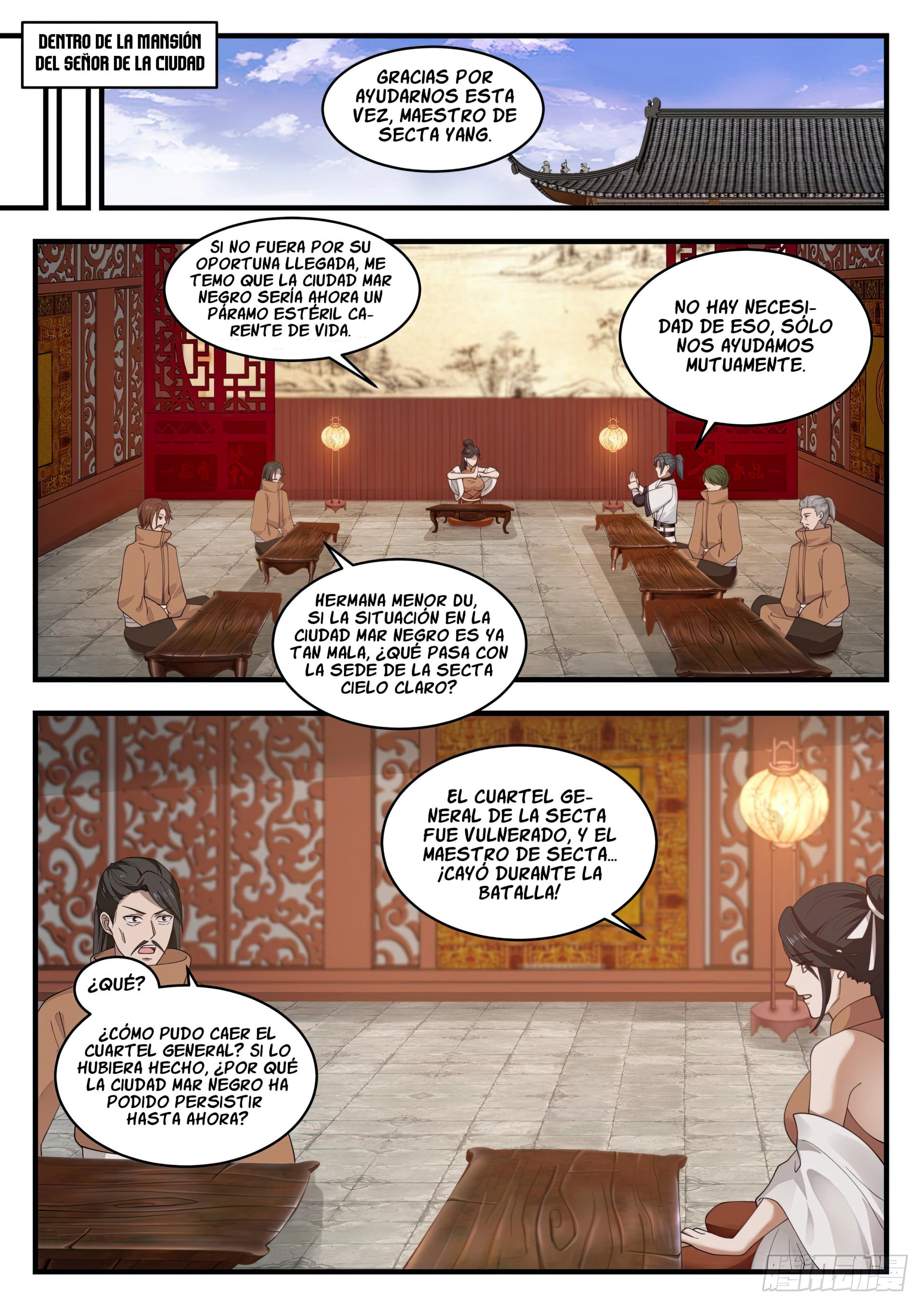 Martial Peak Capítulo 1419 - Página 7 en español