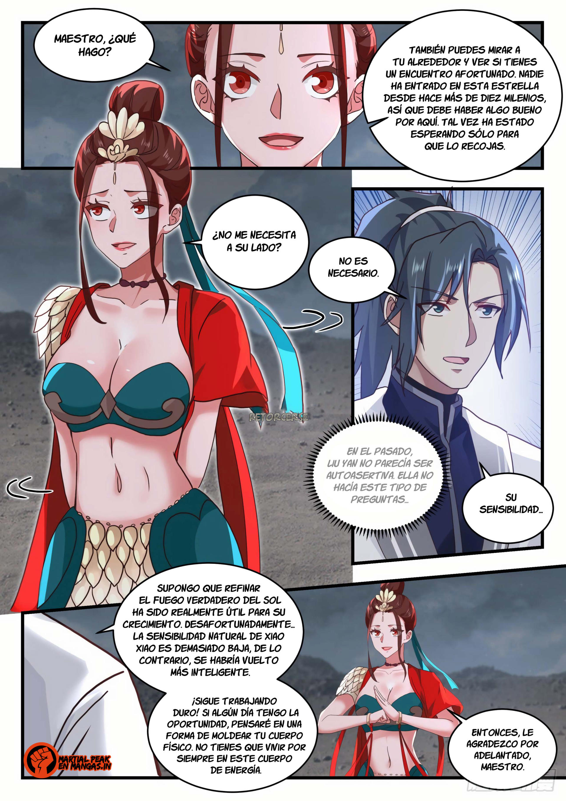 Martial Peak Capítulo 1545 - Página 11 en español