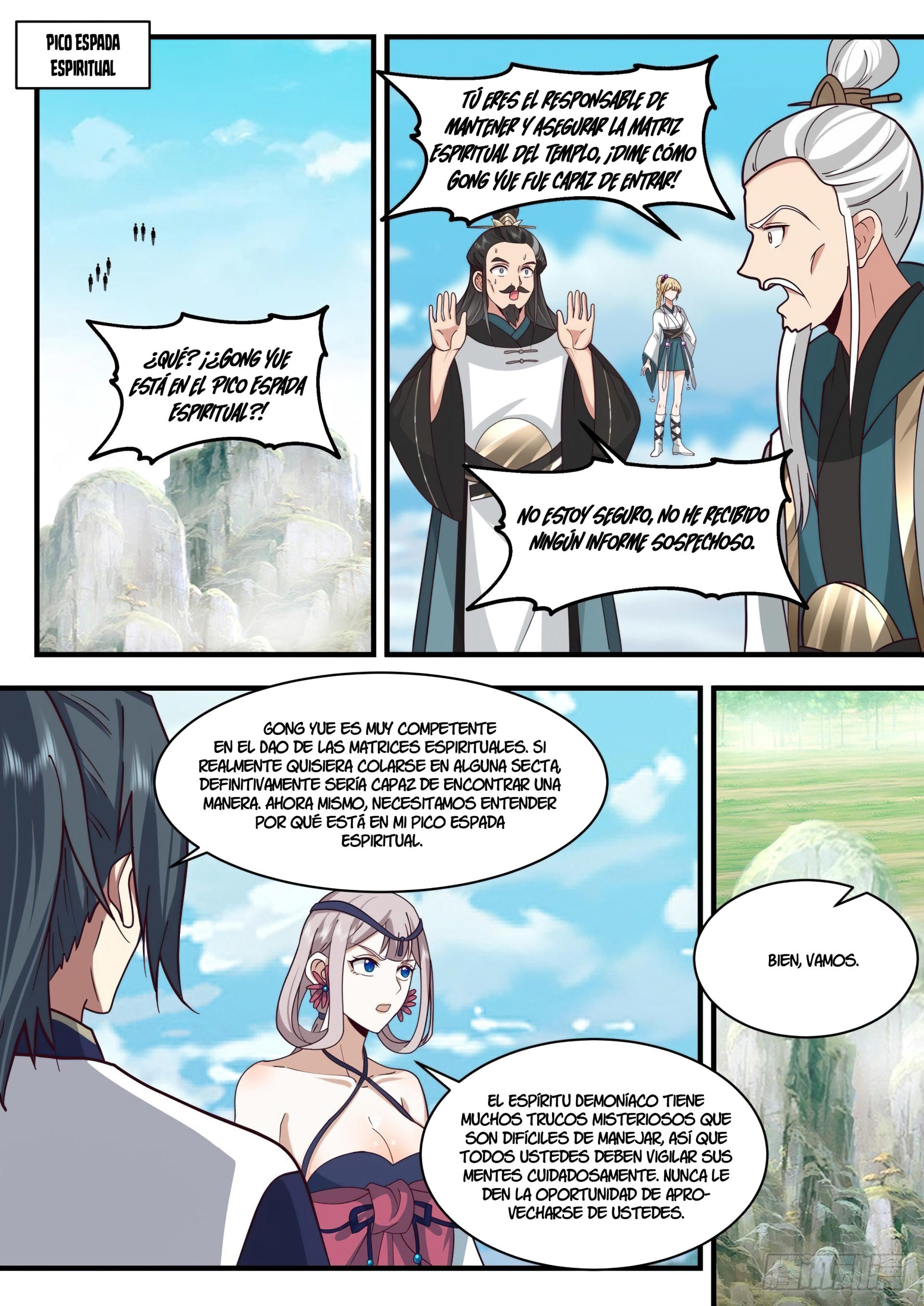 Martial Peak Capítulo 2072 - Página 9 en español