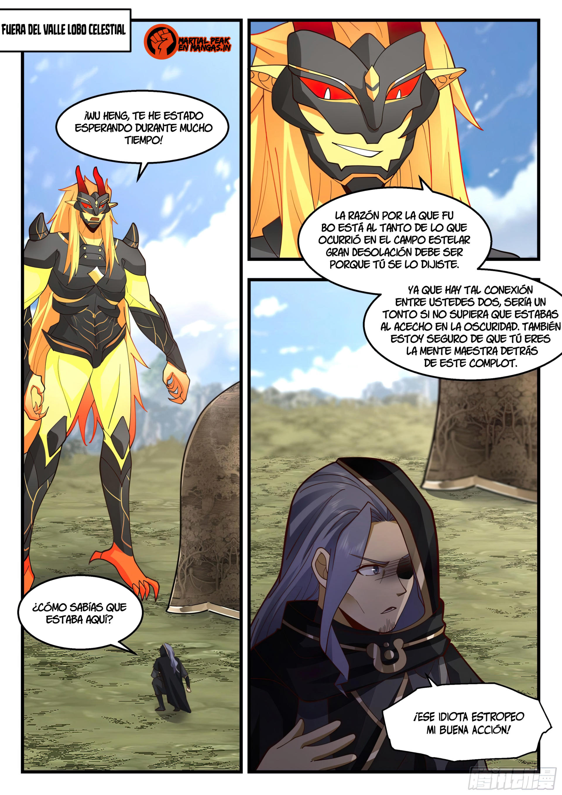Martial Peak Capítulo 2288 - Página 3 en español