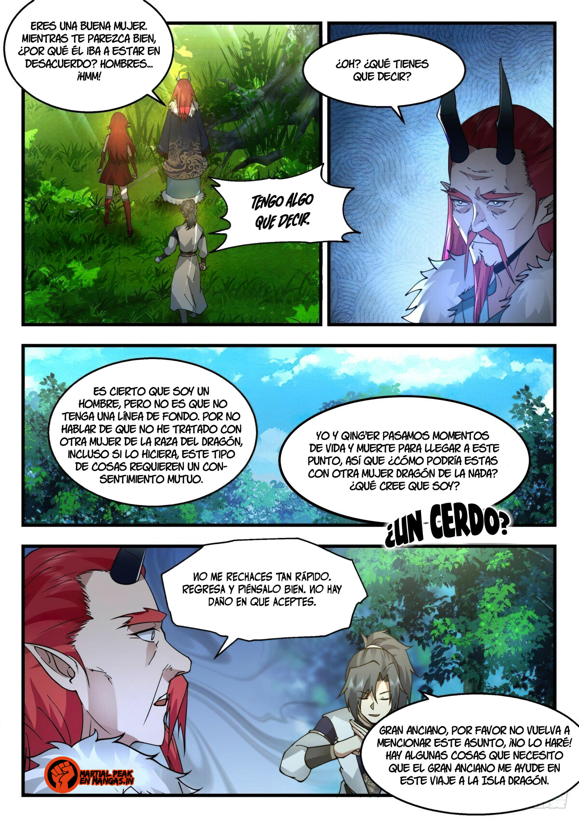 Martial Peak Capítulo 2298 - Página 9 en español