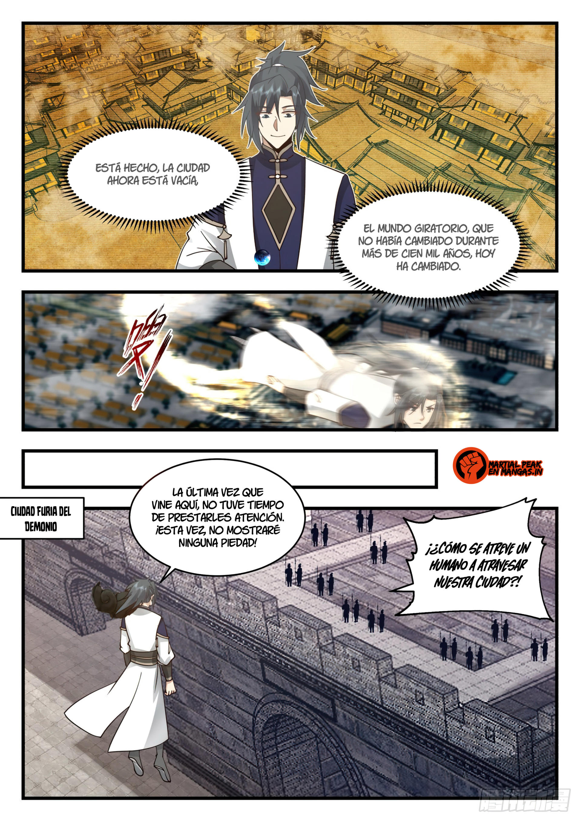 Martial Peak Capítulo 2336 - Página 3 en español