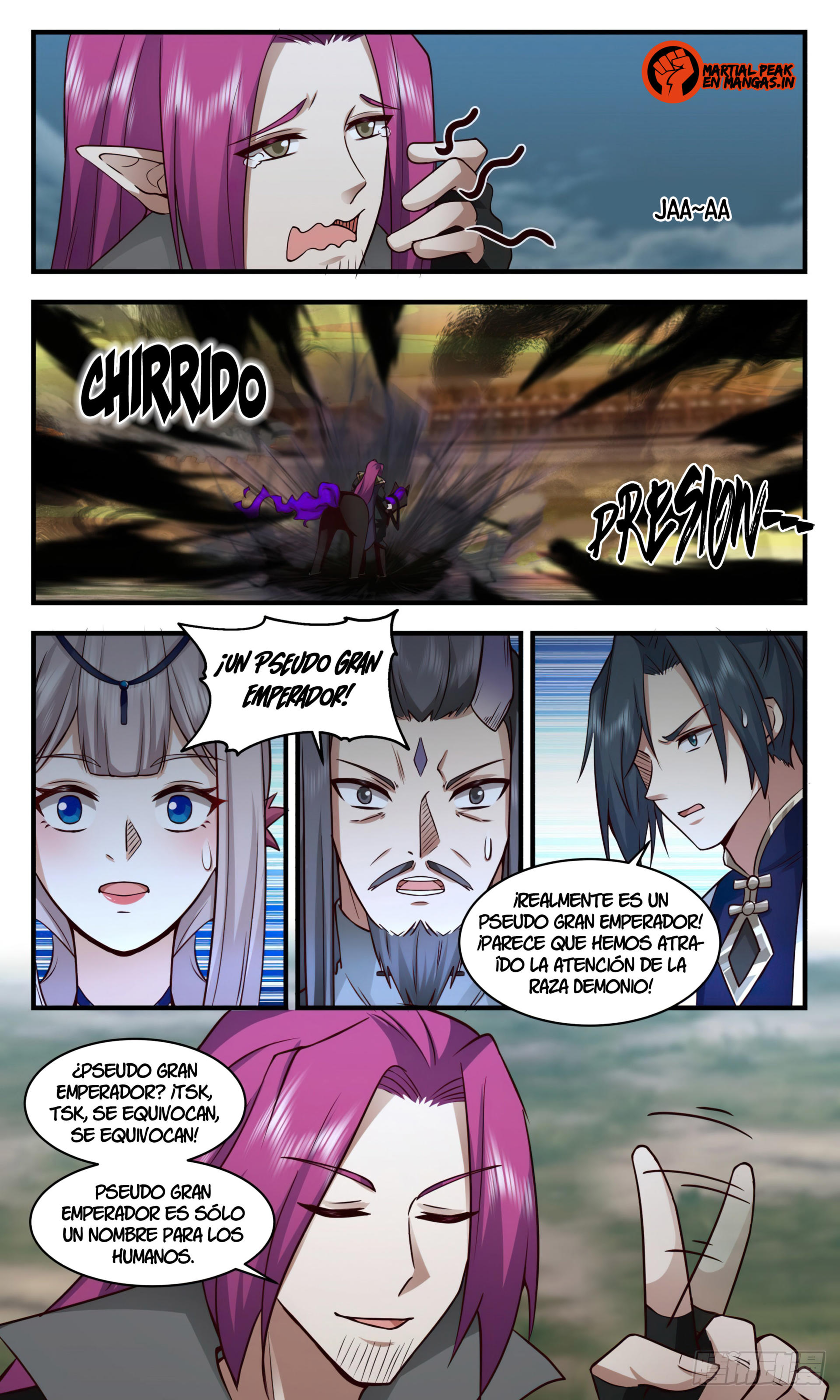 Martial Peak Capítulo 2348 - Página 6 en español
