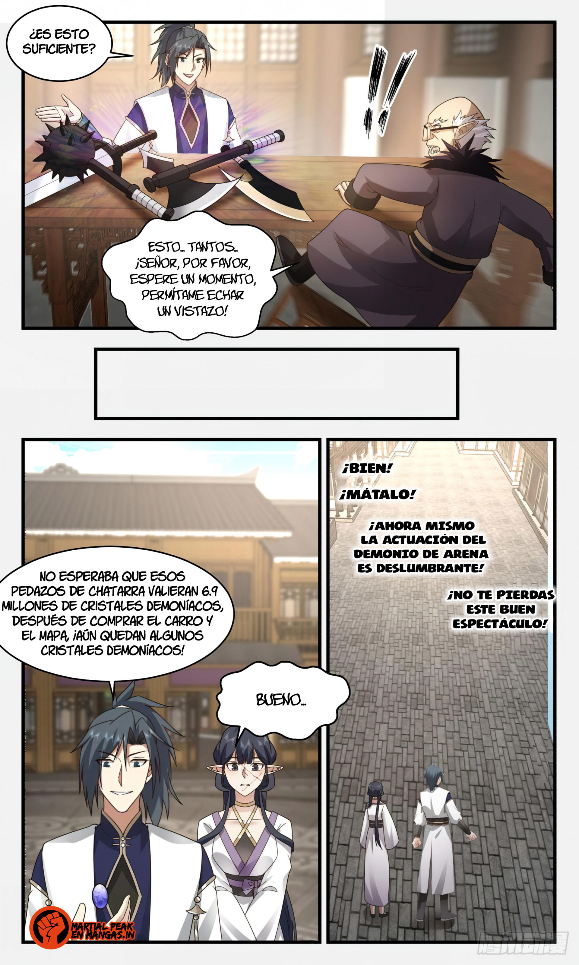 Martial Peak Capítulo 2366 - Página 10 en español