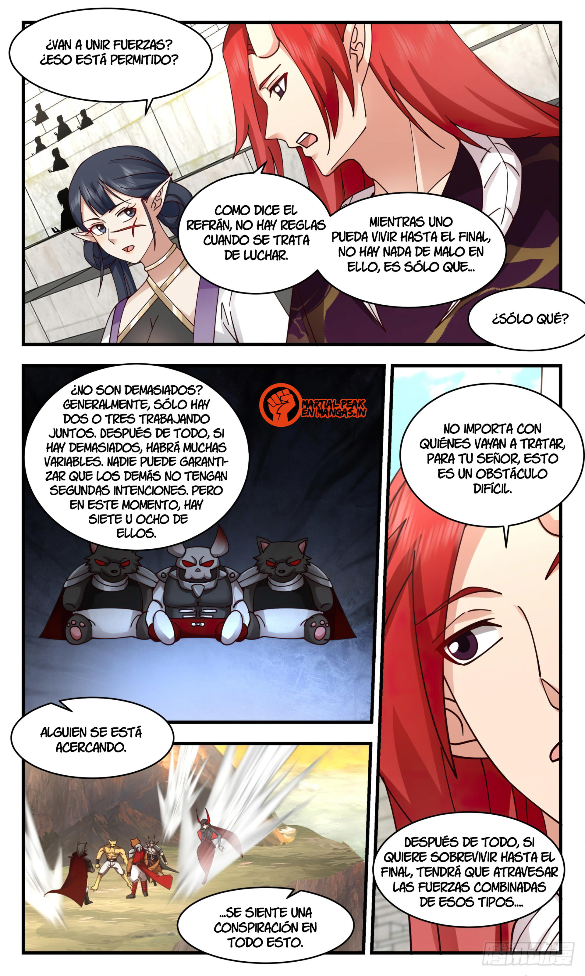 Martial Peak Capítulo 2369 - Página 8 en español