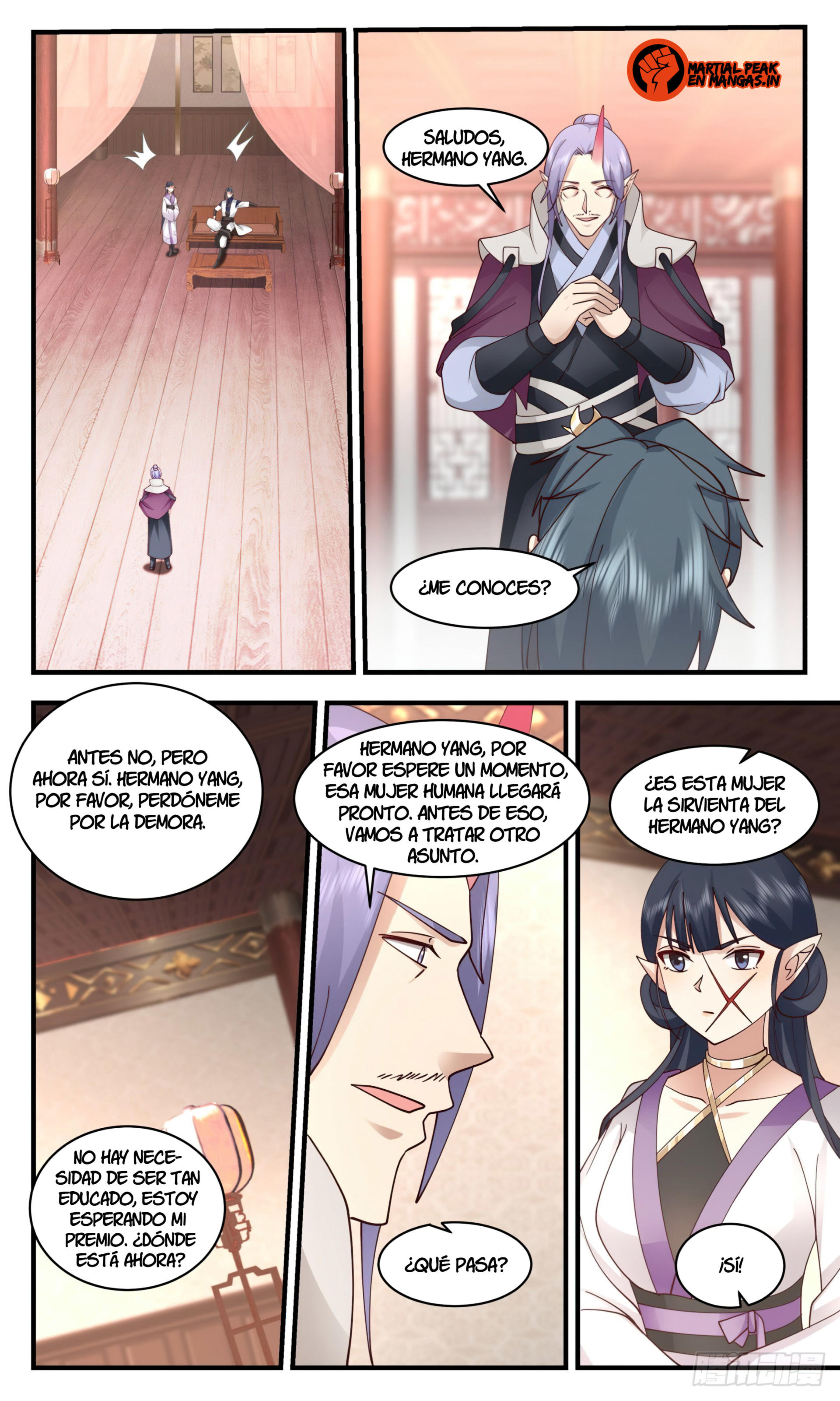 Martial Peak Capítulo 2375 - Página 9 en español