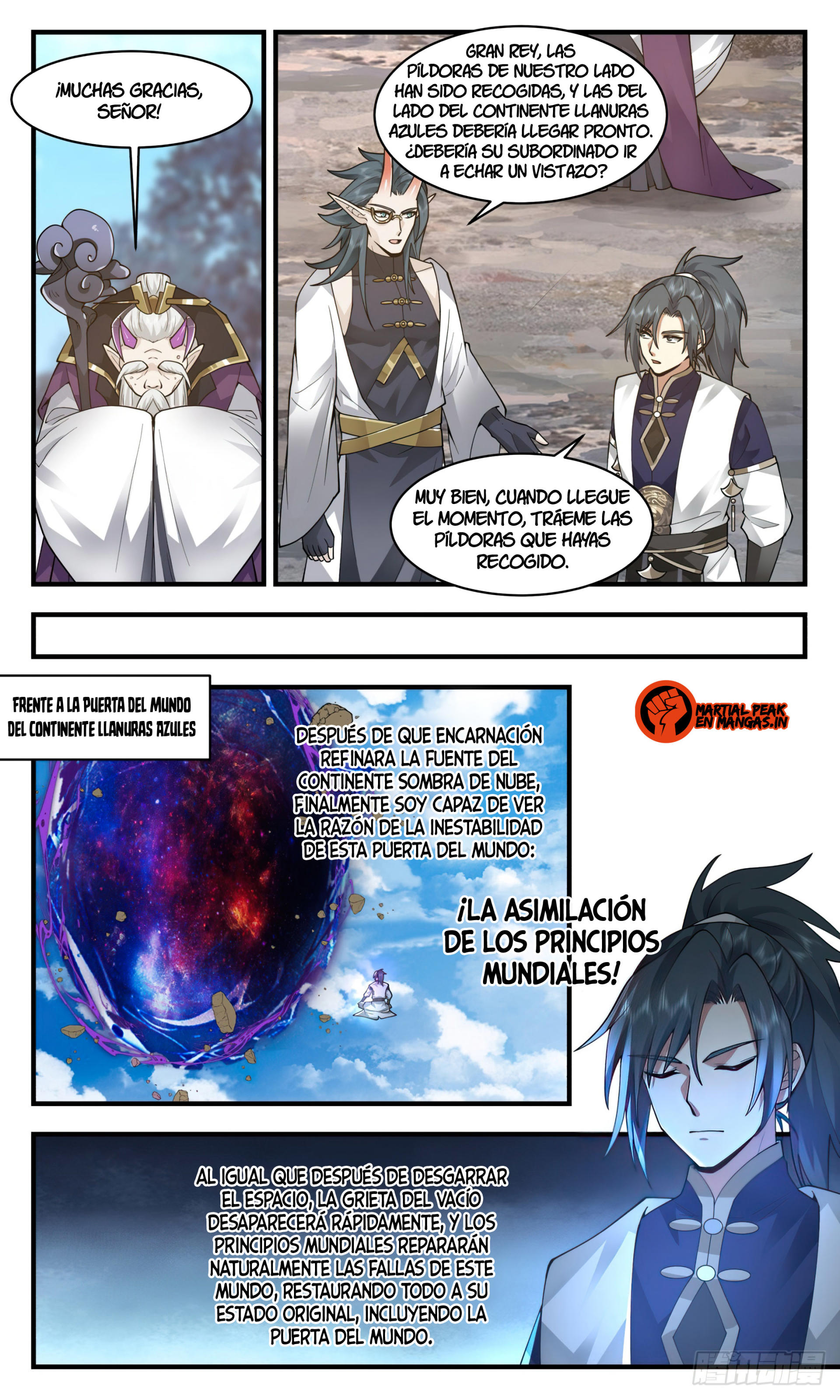 Martial Peak Capítulo 2392 - Página 3 en español