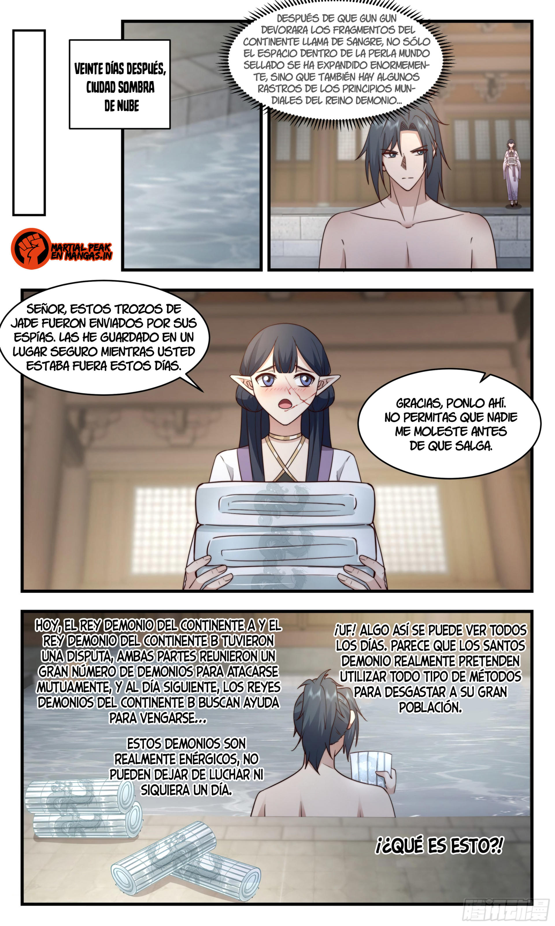 Martial Peak Capítulo 2393 - Página 12 en español