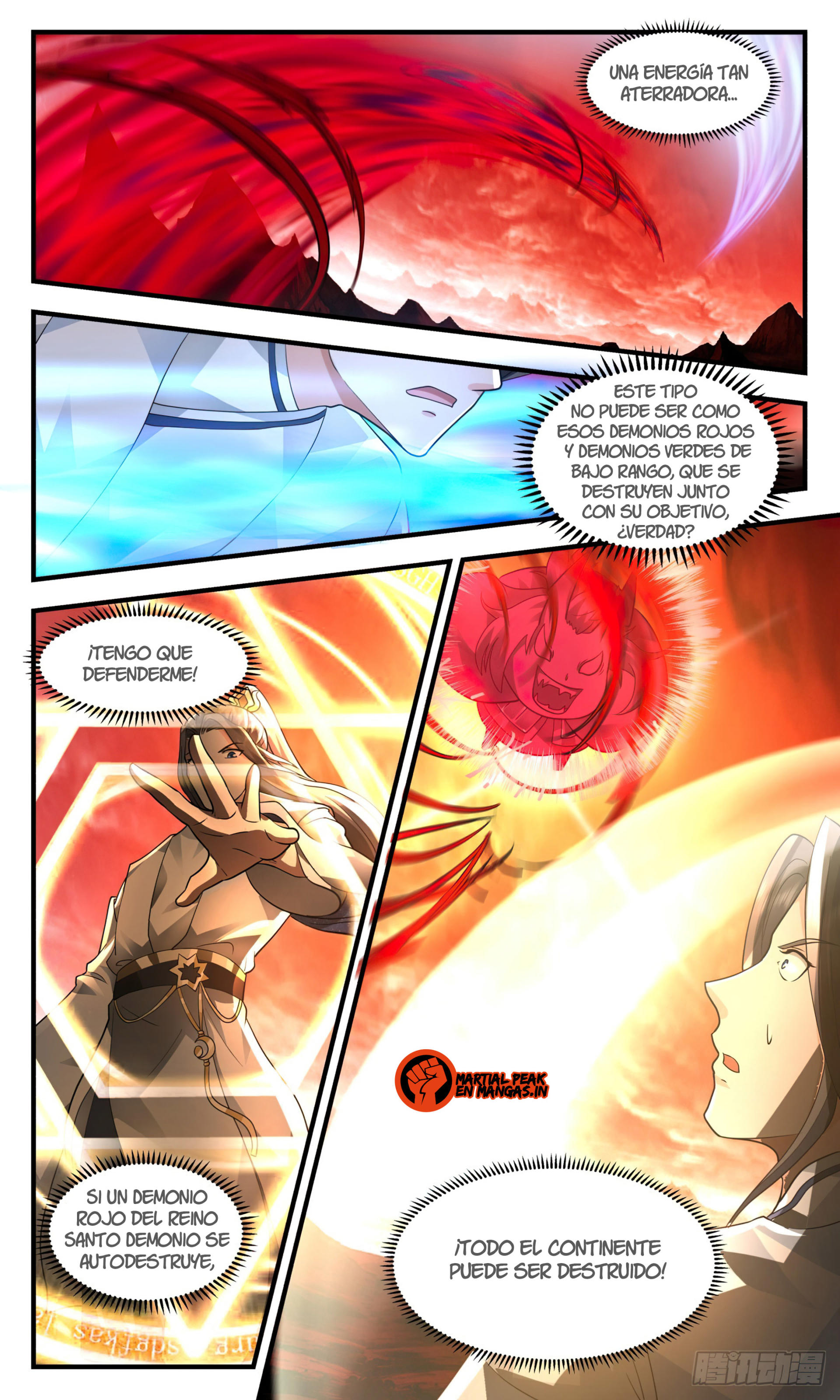 Martial Peak Capítulo 2417 - Página 12 en español