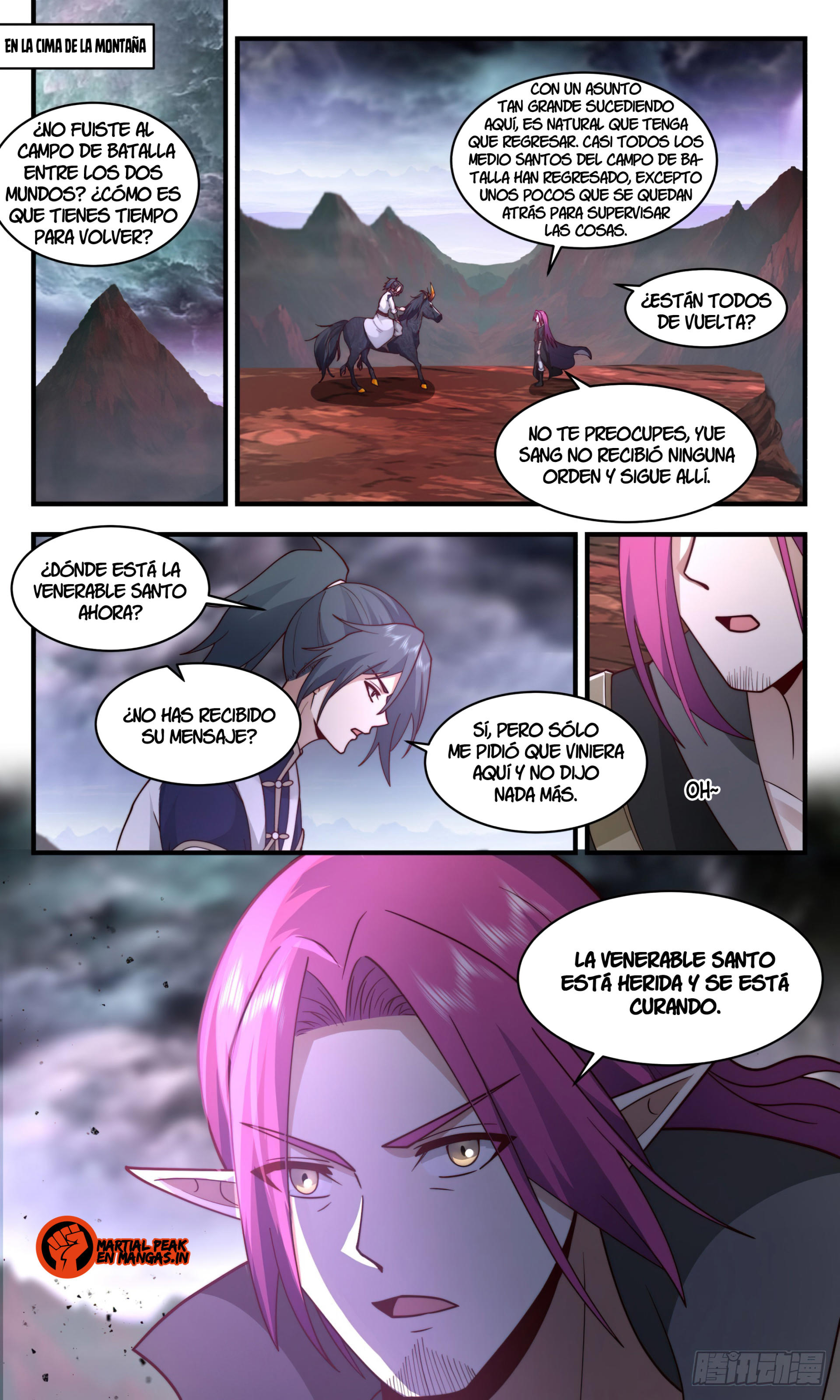 Martial Peak Capítulo 2418 - Página 12 en español