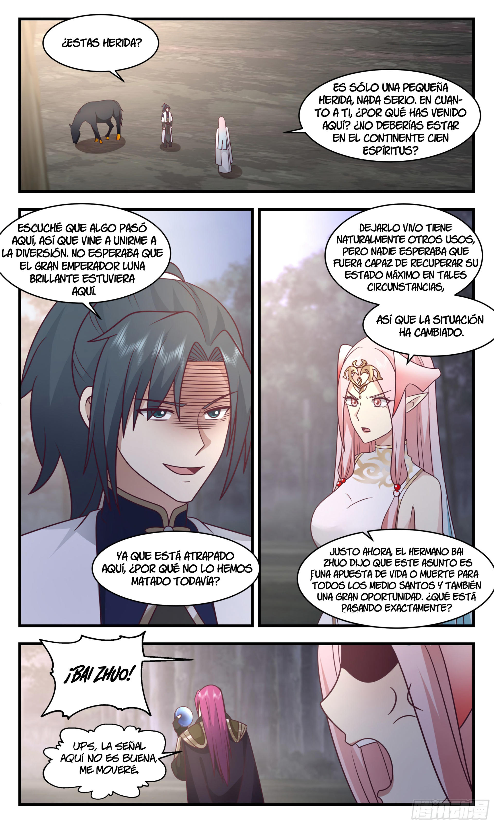Martial Peak Capítulo 2422 - Página 8 en español