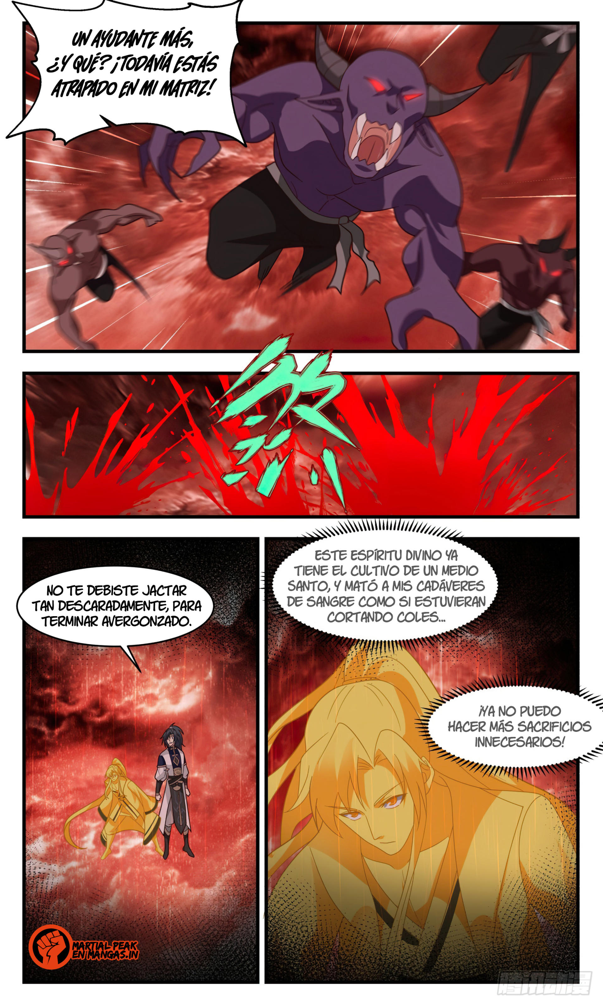 Martial Peak Capítulo 2427 - Página 8 en español