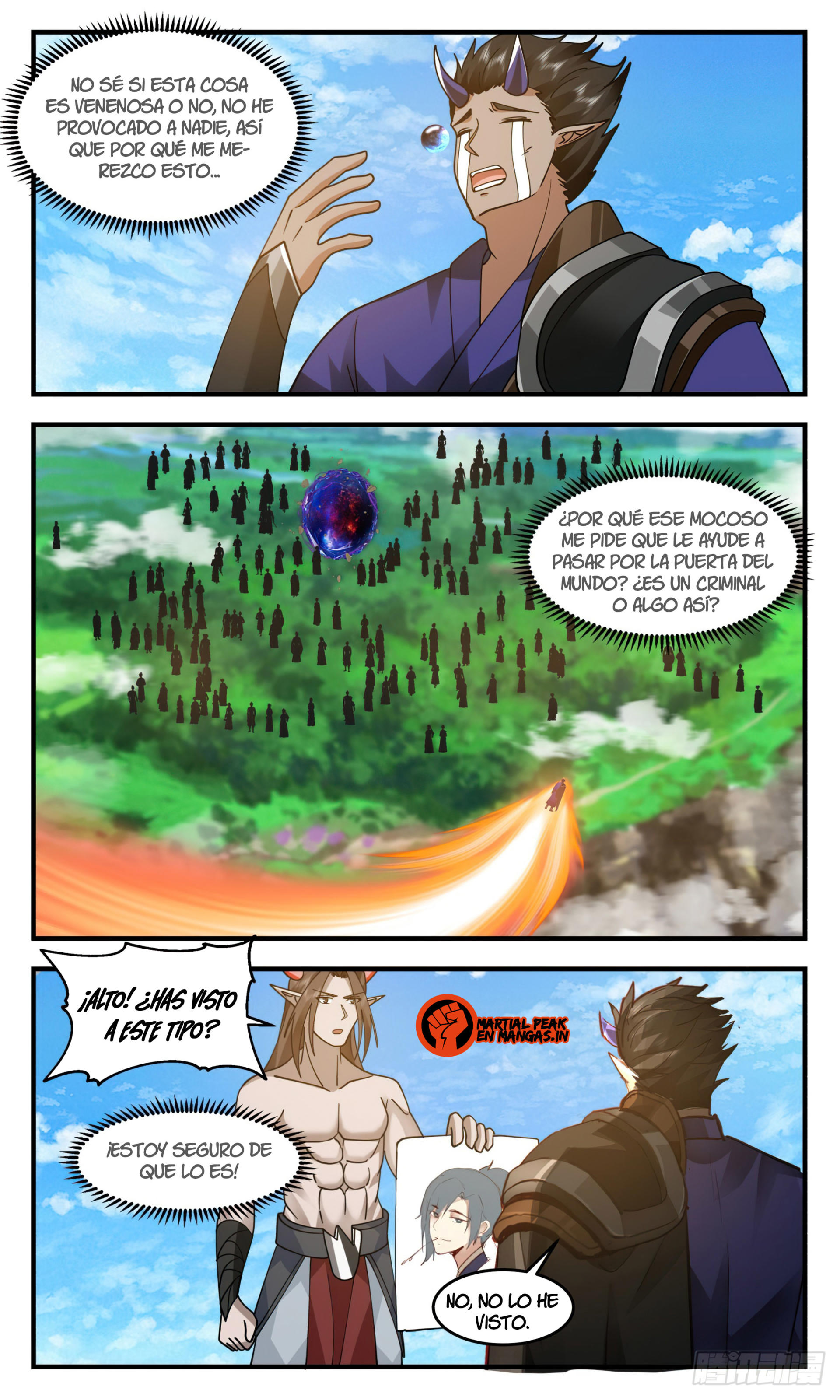 Martial Peak Capítulo 2432 - Página 9 en español