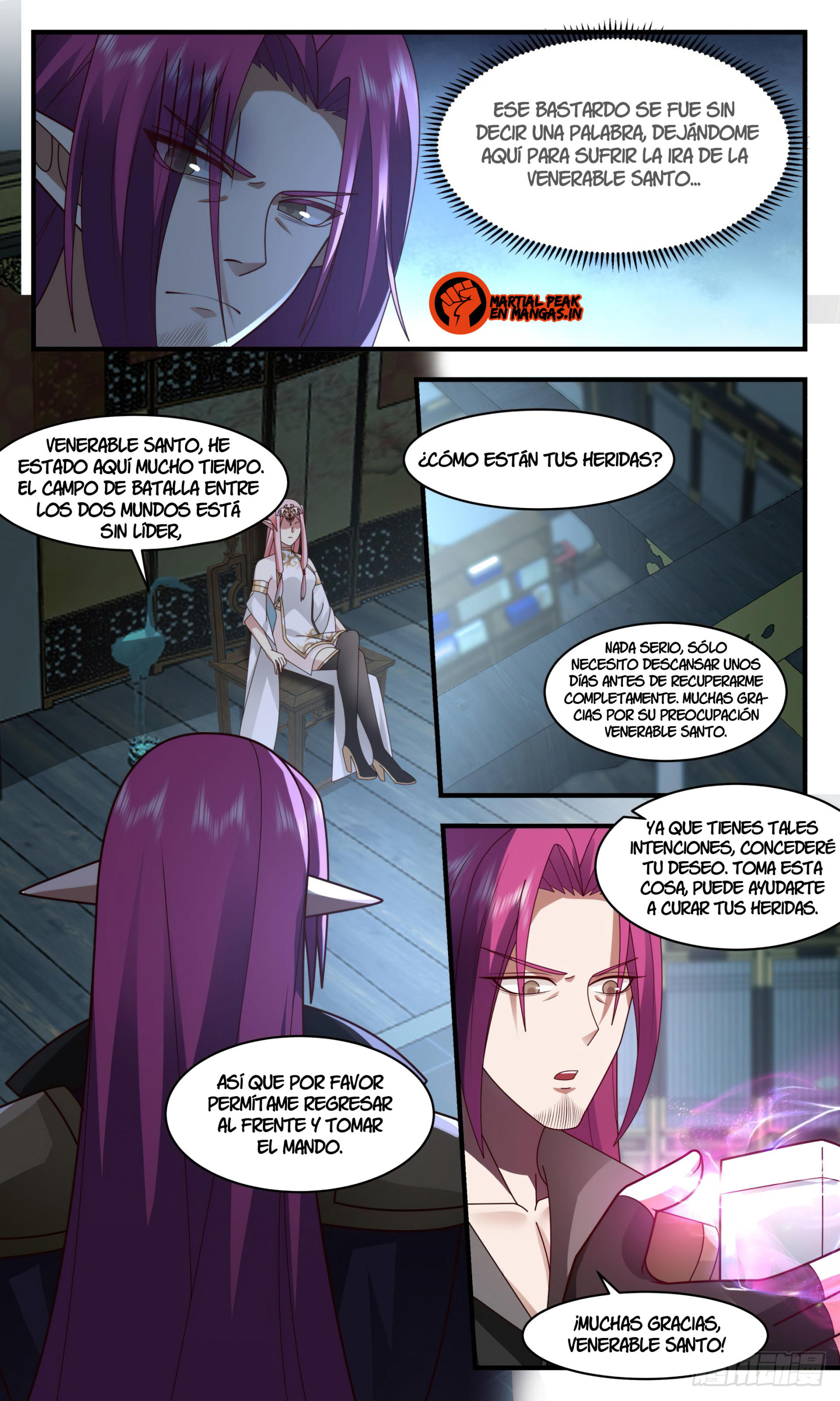 Martial Peak Capítulo 2444 - Página 10 en español
