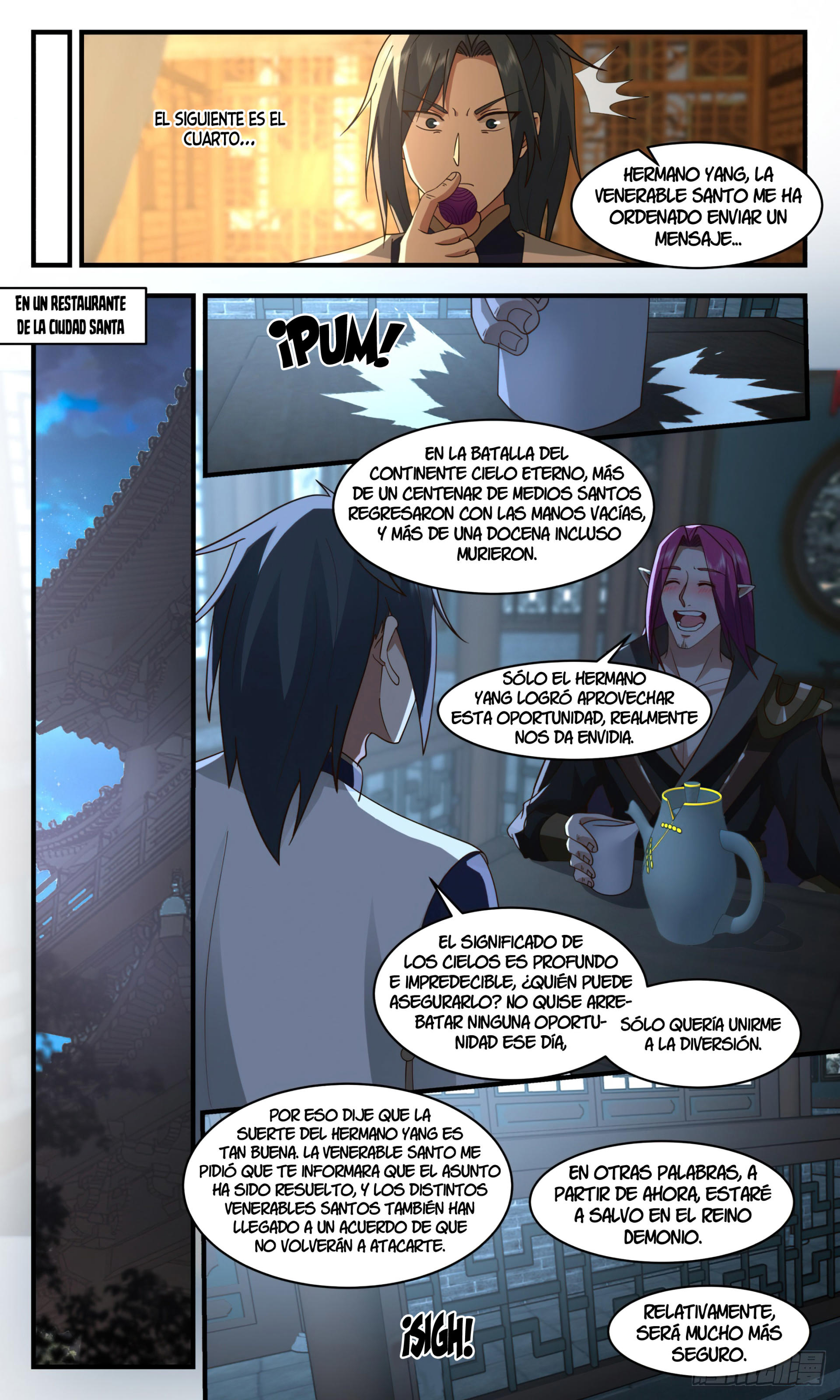 Martial Peak Capítulo 2444 - Página 4 en español