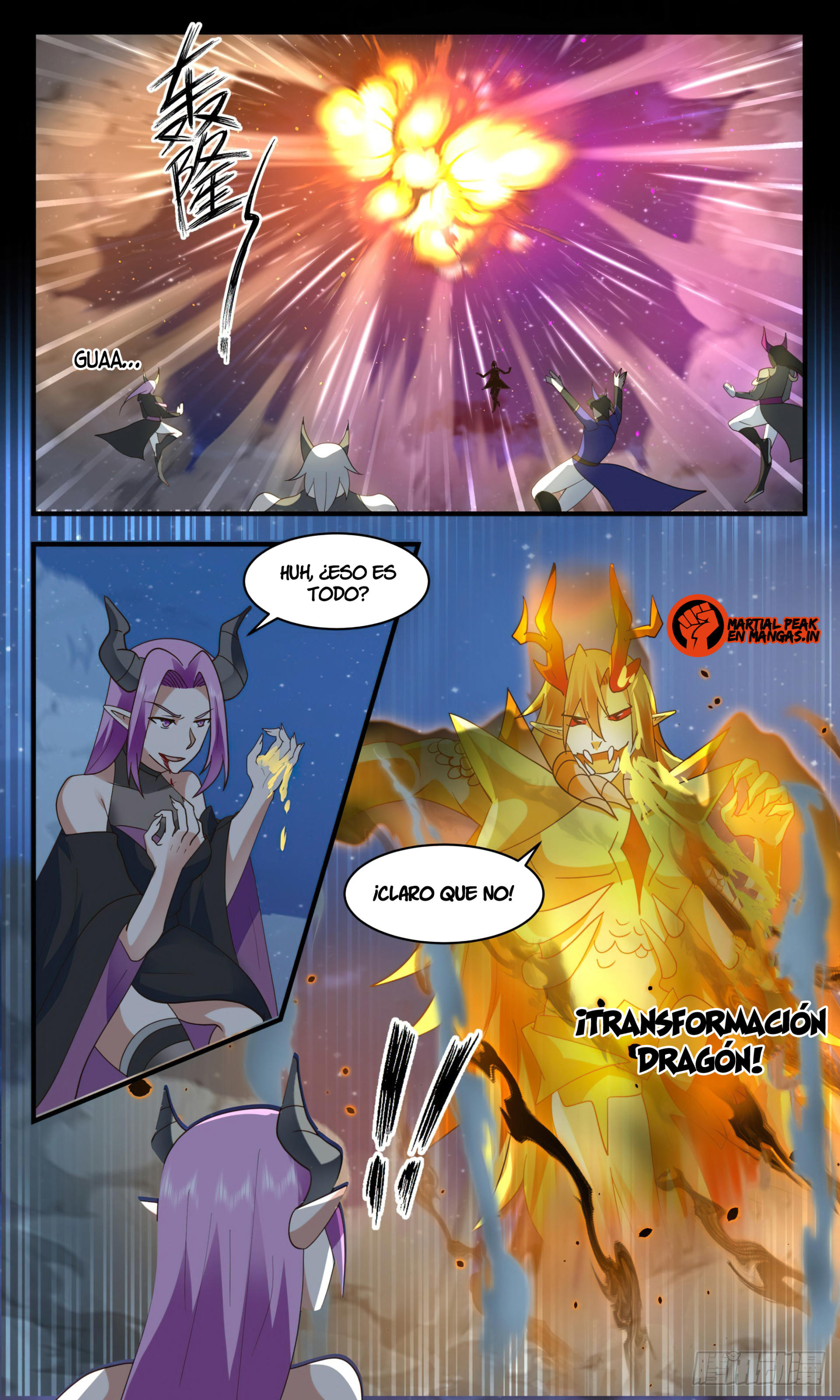 Martial Peak Capítulo 2446 - Página 3 en español