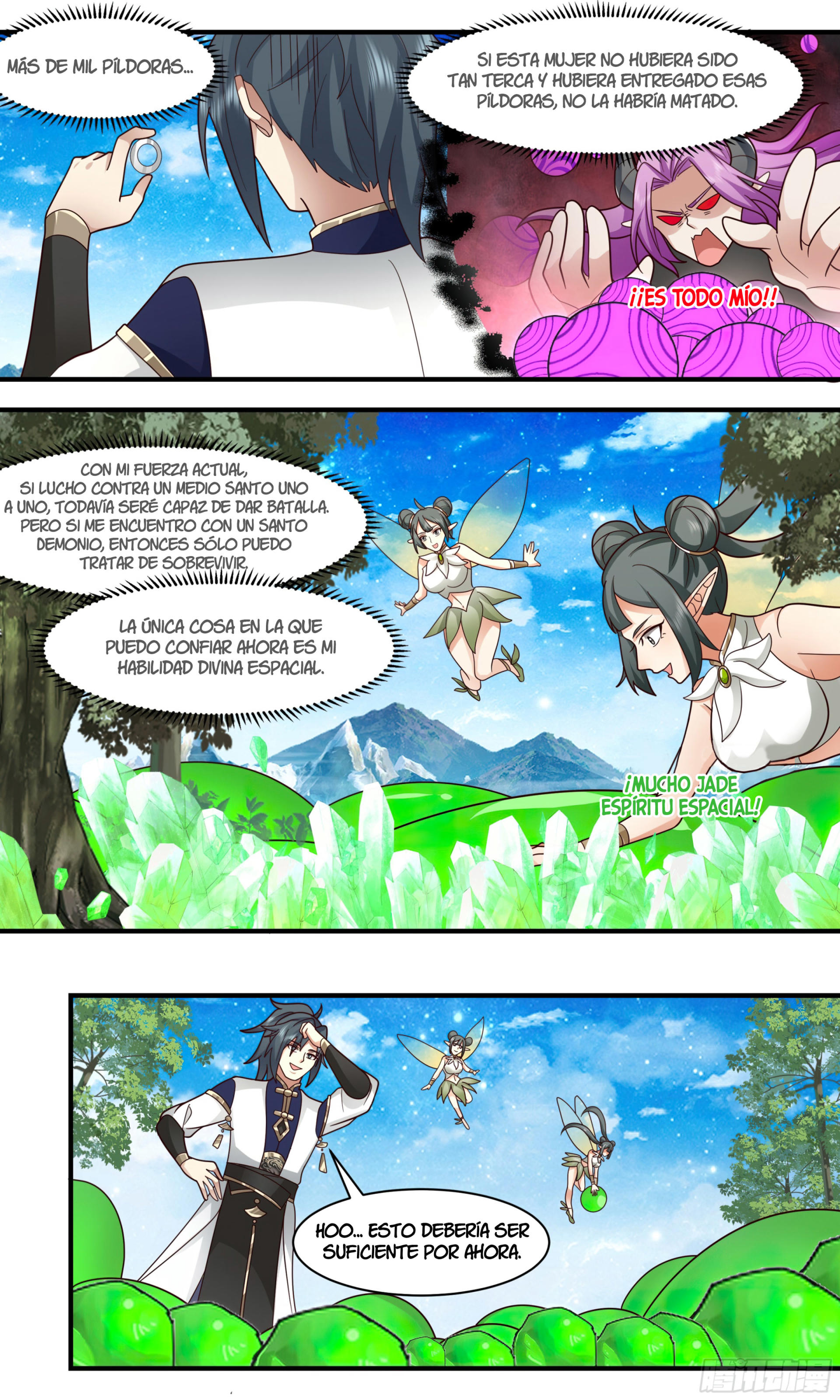 Martial Peak Capítulo 2447 - Página 9 en español