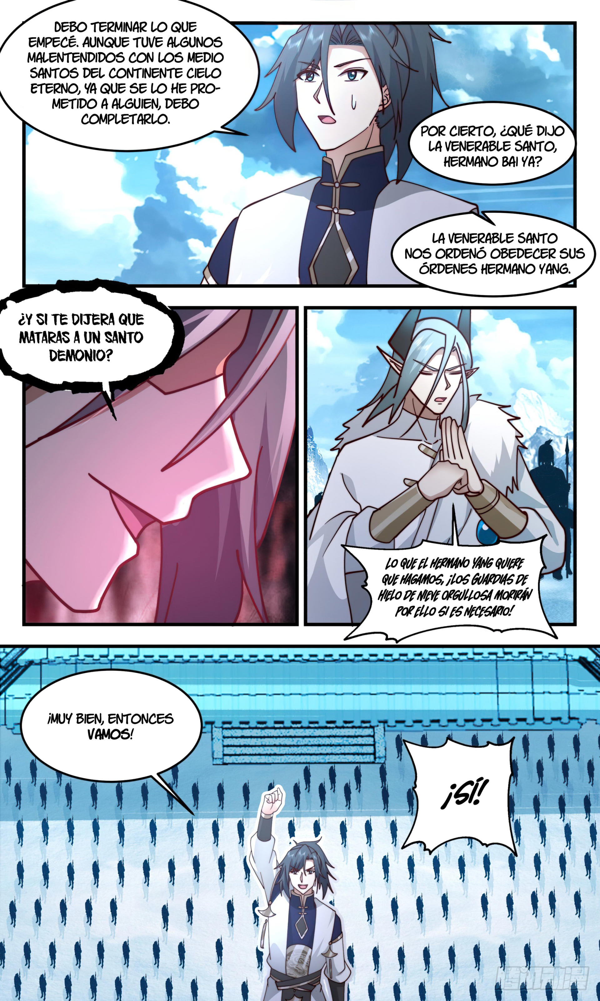Martial Peak Capítulo 2448 - Página 11 en español