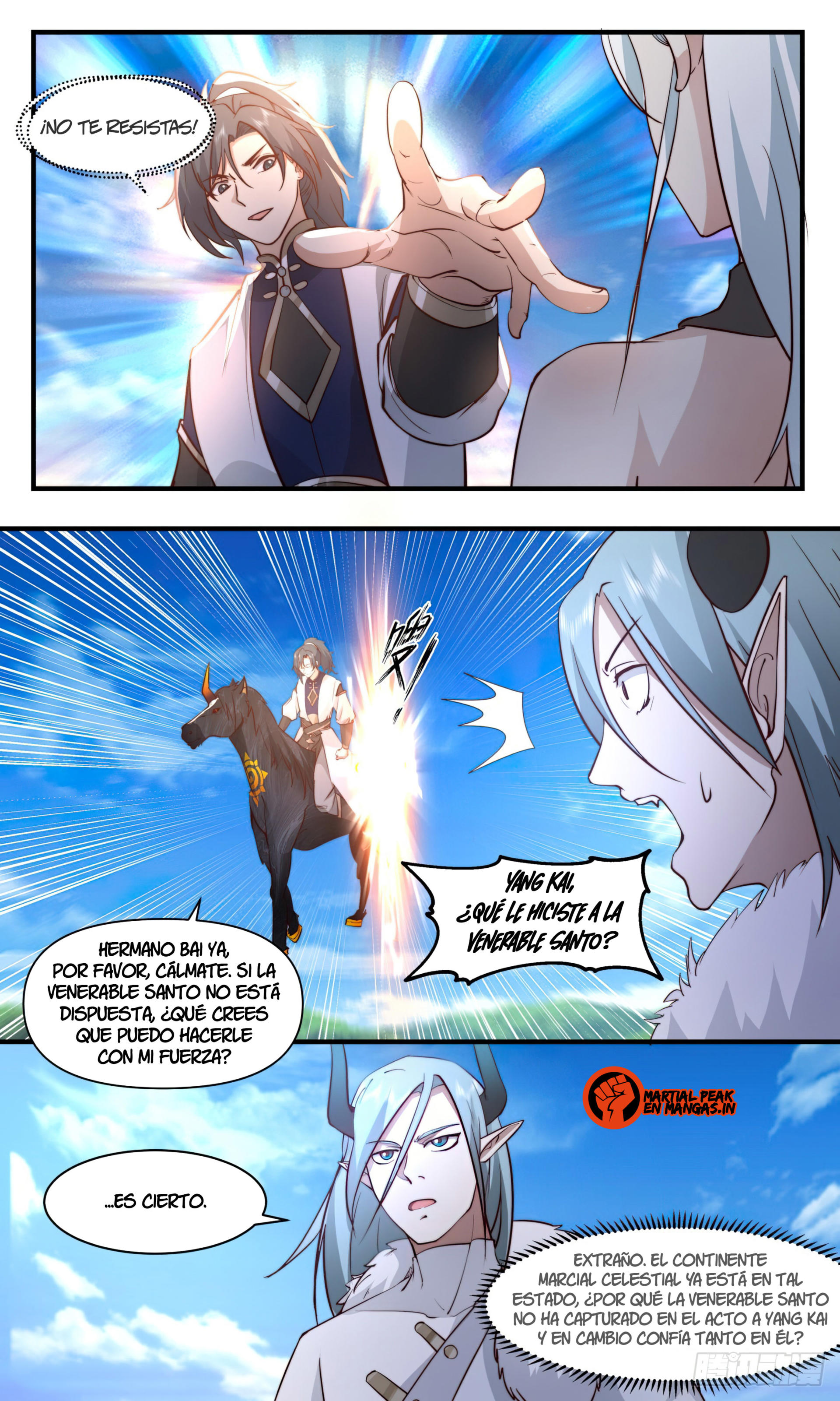 Martial Peak Capítulo 2451 - Página 8 en español