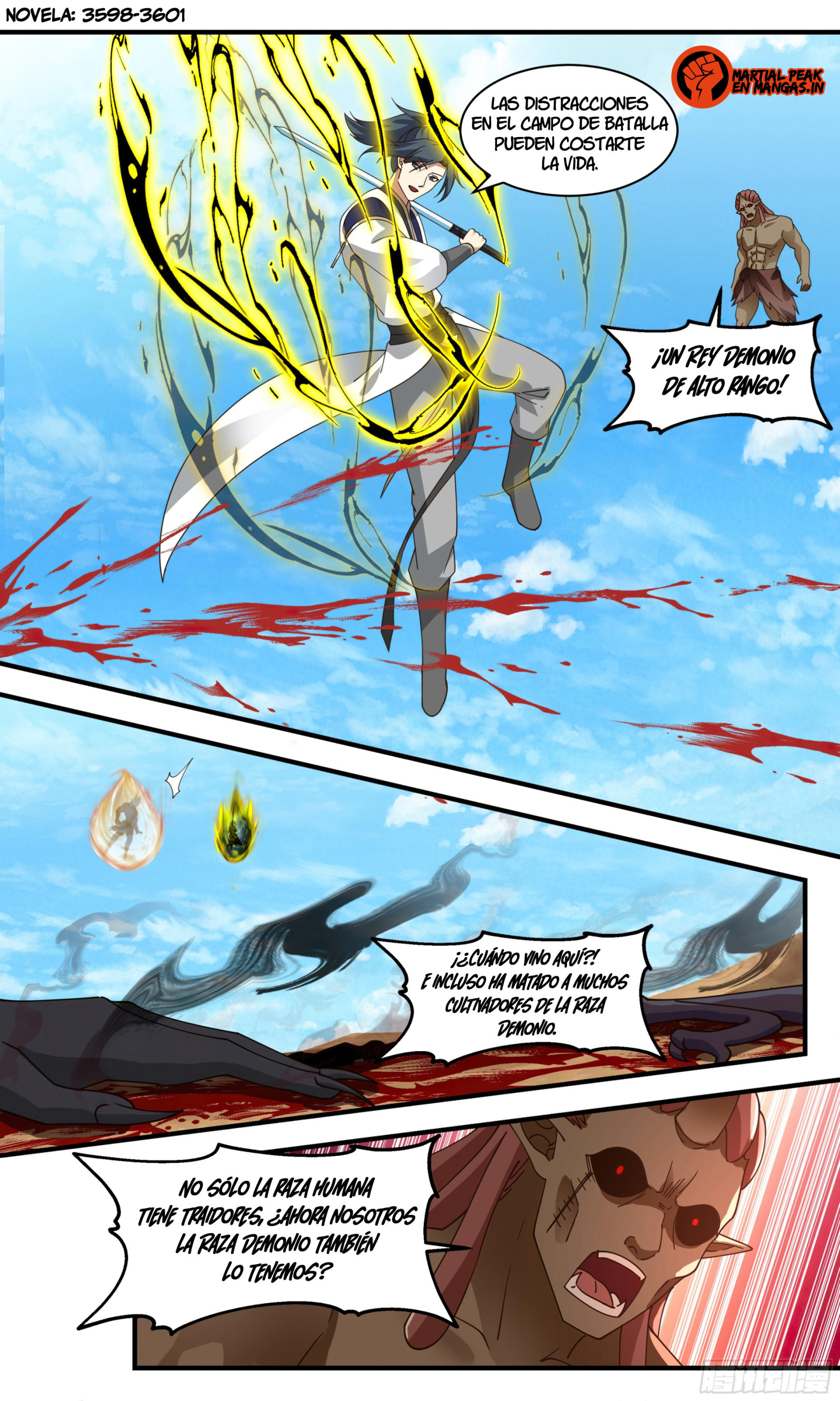 Martial Peak Capítulo 2461 - Página 13 en español