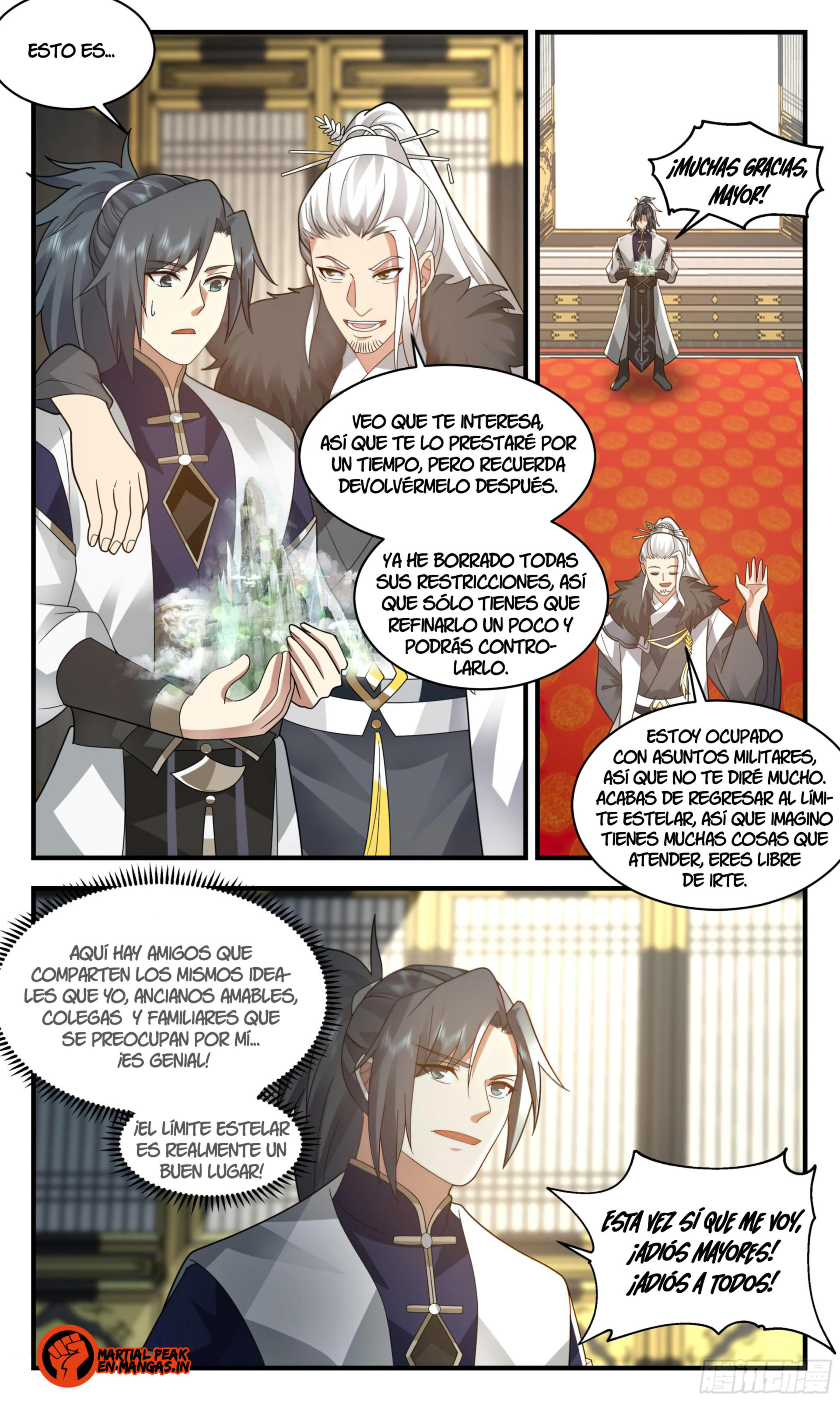 Martial Peak Capítulo 2468 - Página 5 en español