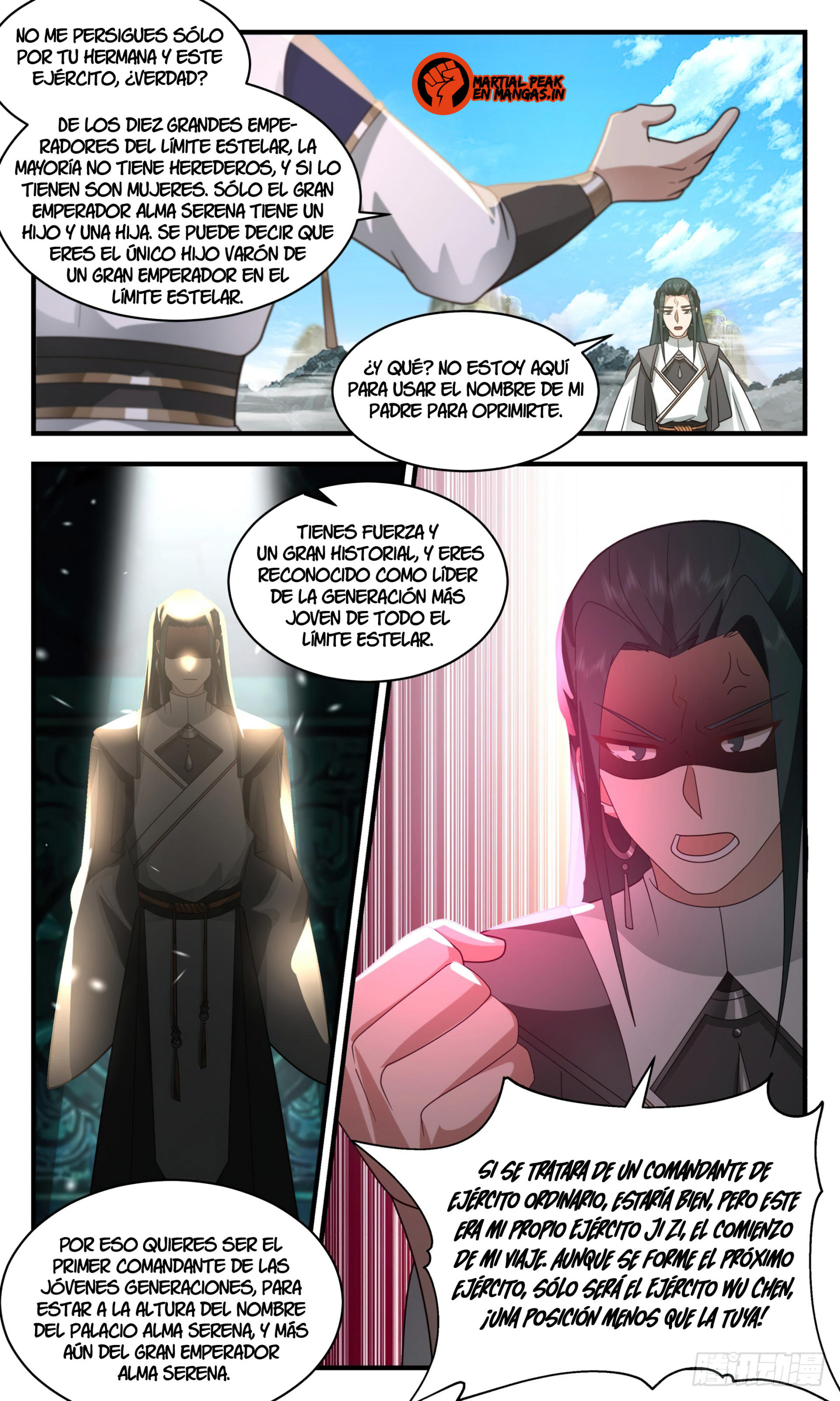 Martial Peak Capítulo 2472 - Página 3 en español