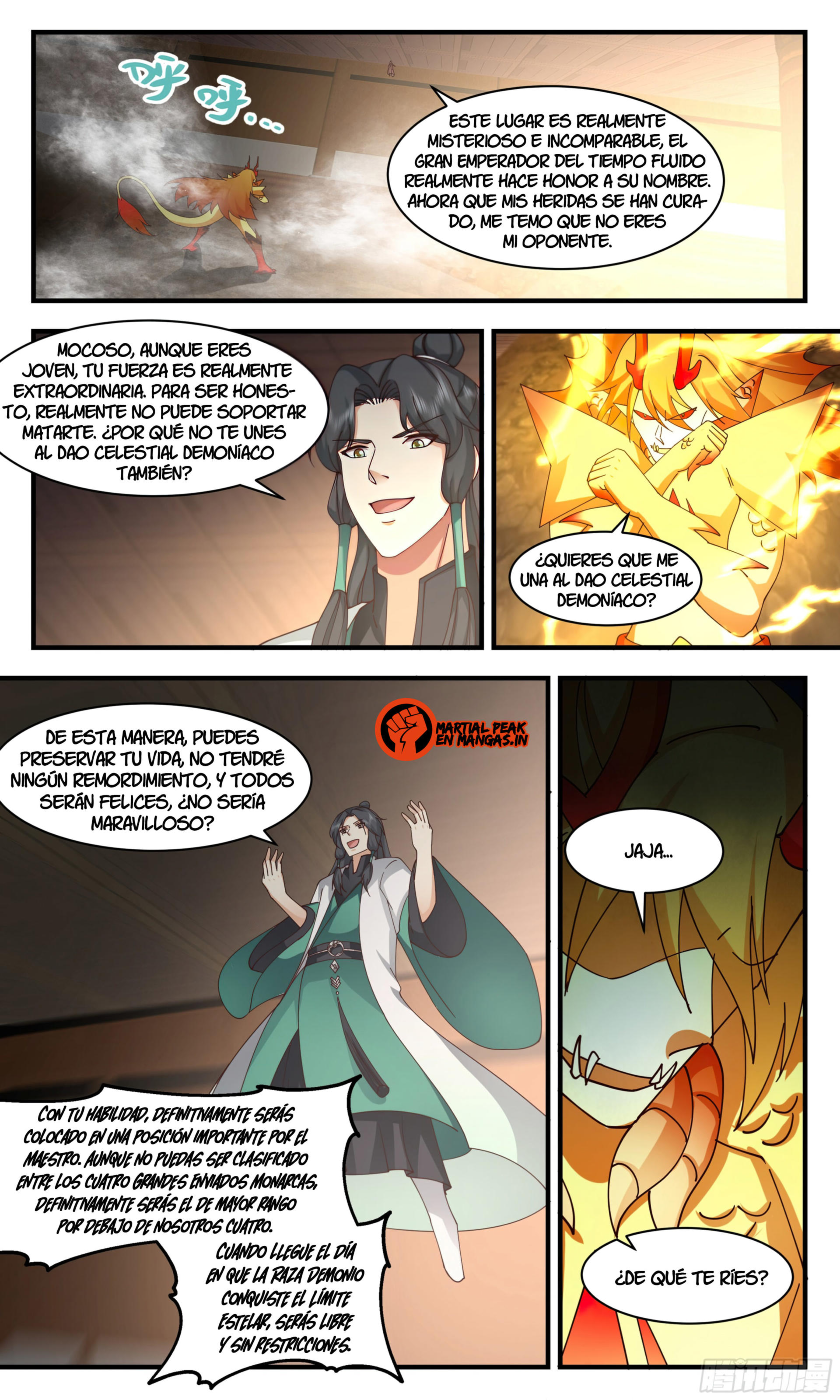 Martial Peak Capítulo 2483 - Página 10 en español