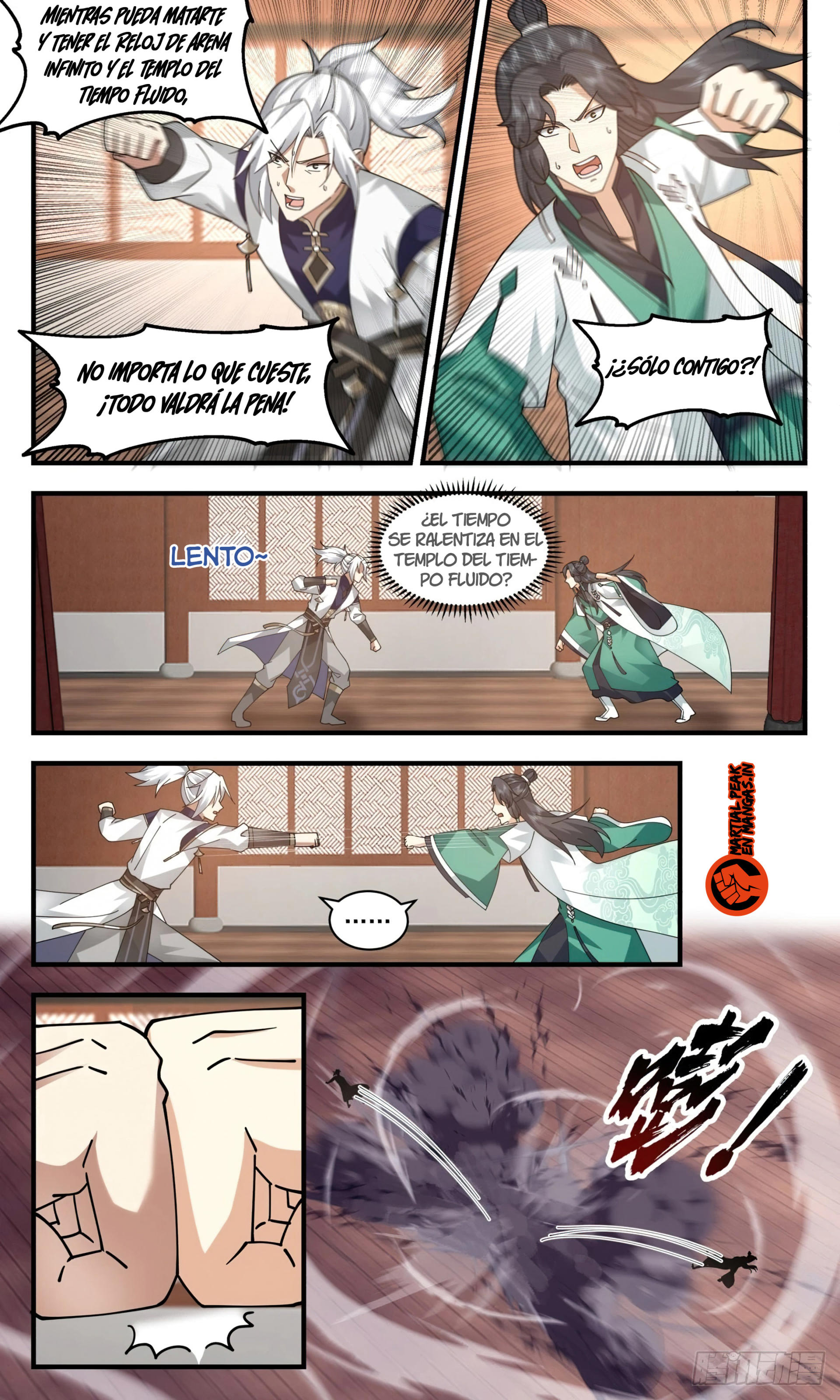 Martial Peak Capítulo 2485 - Página 8 en español
