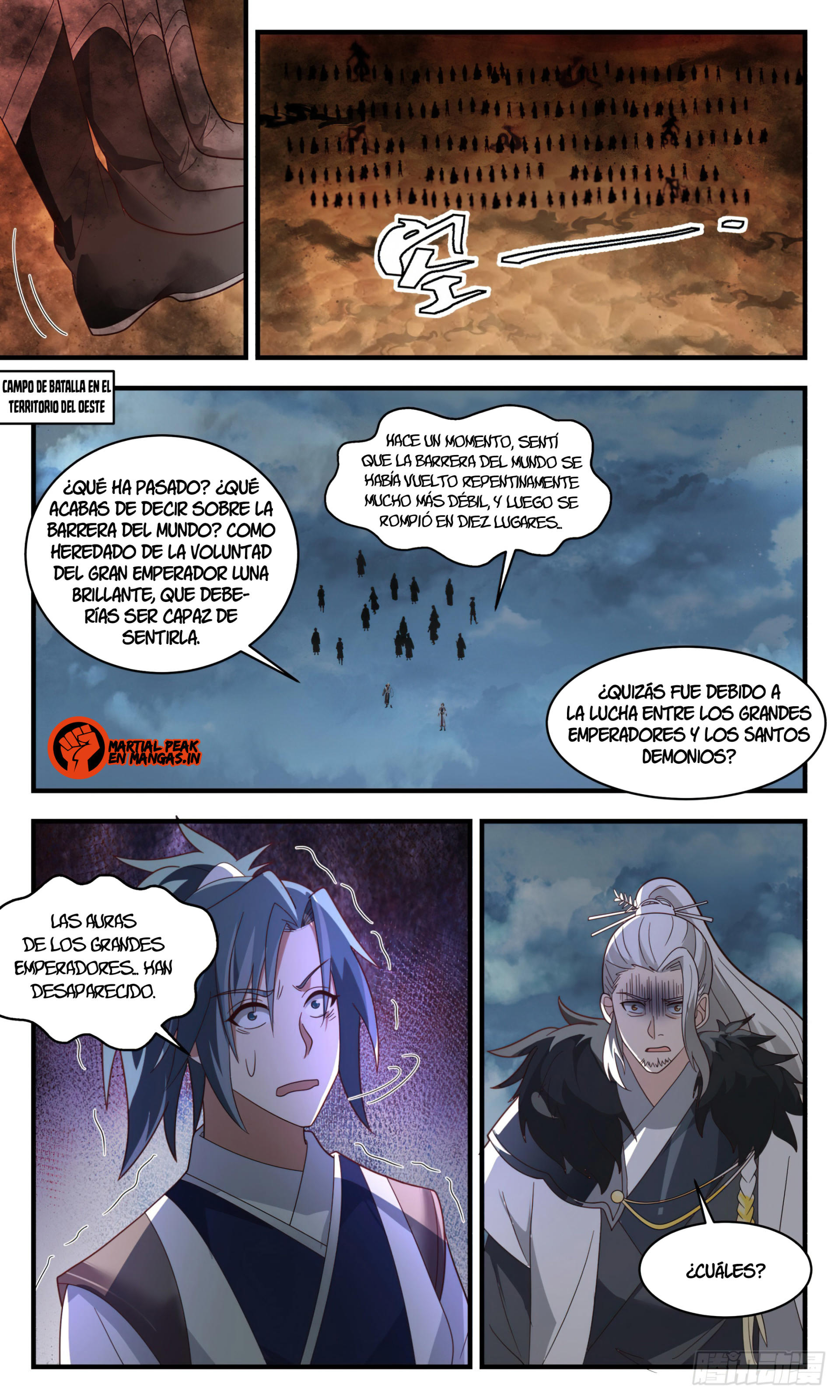 Martial Peak Capítulo 2510 - Página 8 en español