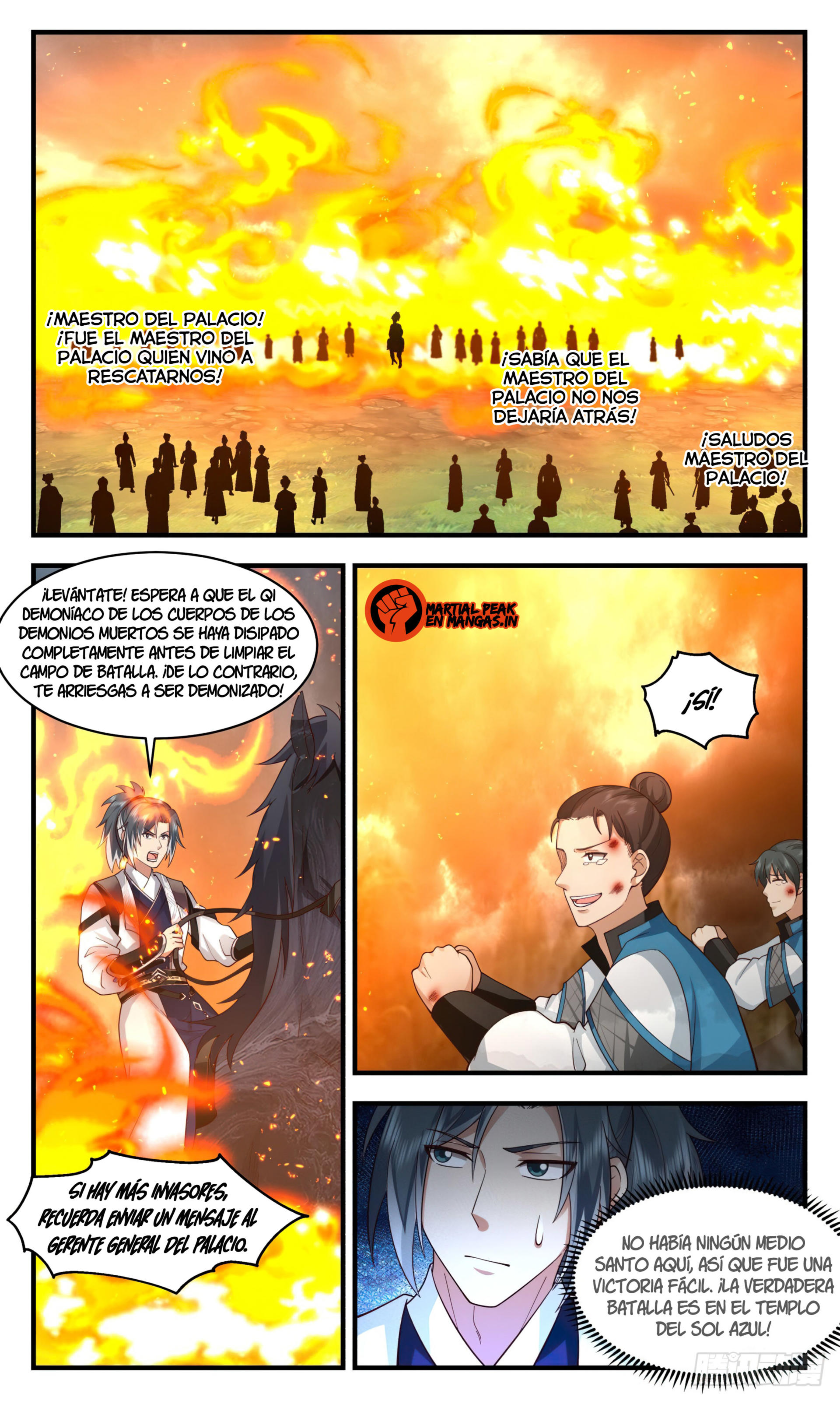 Martial Peak Capítulo 2512 - Página 10 en español