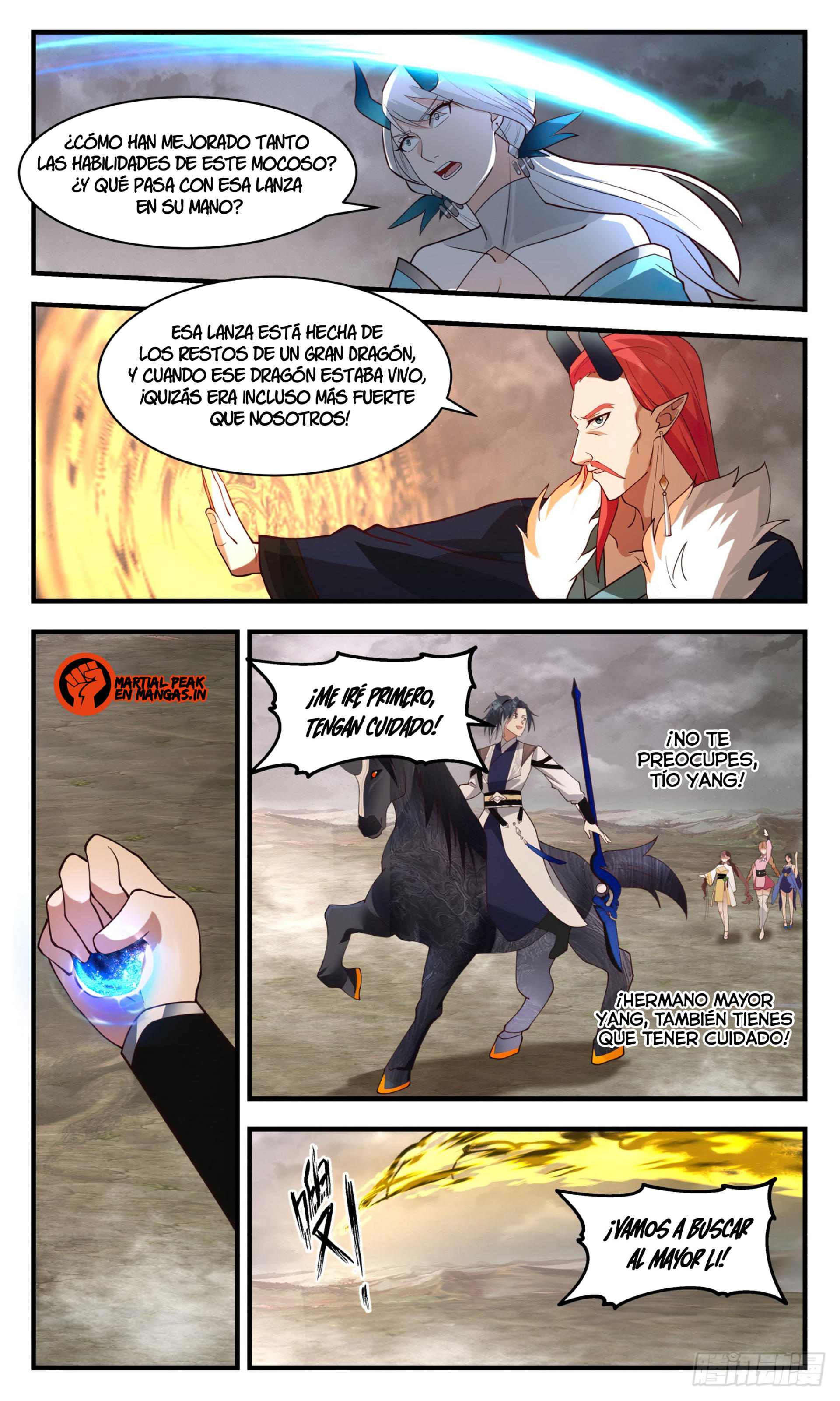Martial Peak Capítulo 2527 - Página 11 en español