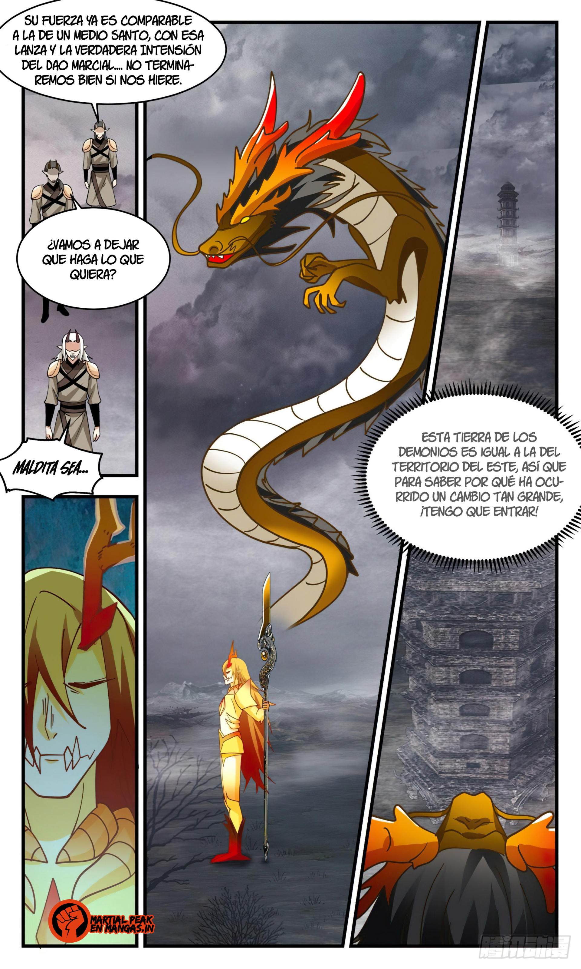 Martial Peak Capítulo 2534 - Página 9 en español