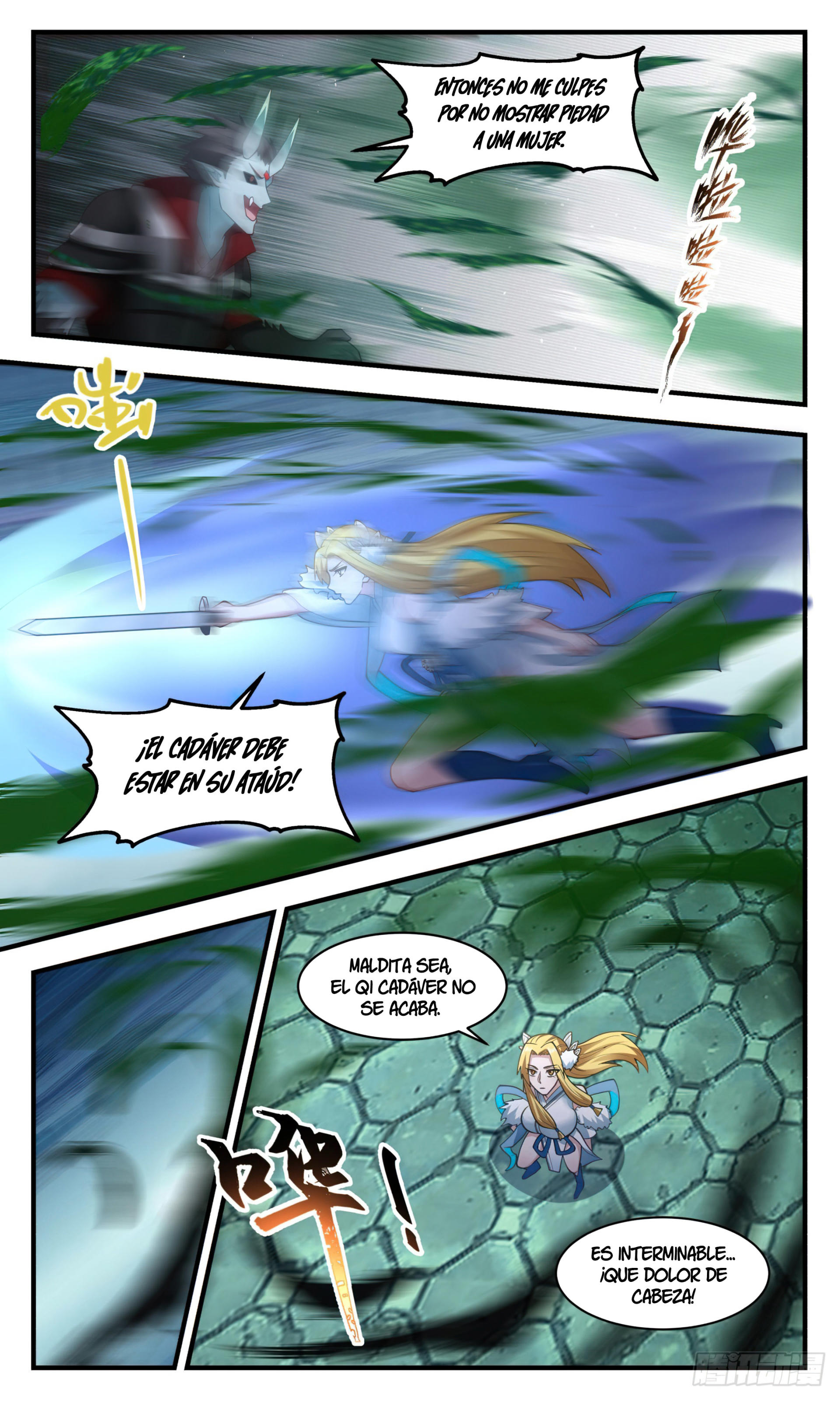 Martial Peak Capítulo 2552 - Página 3 en español