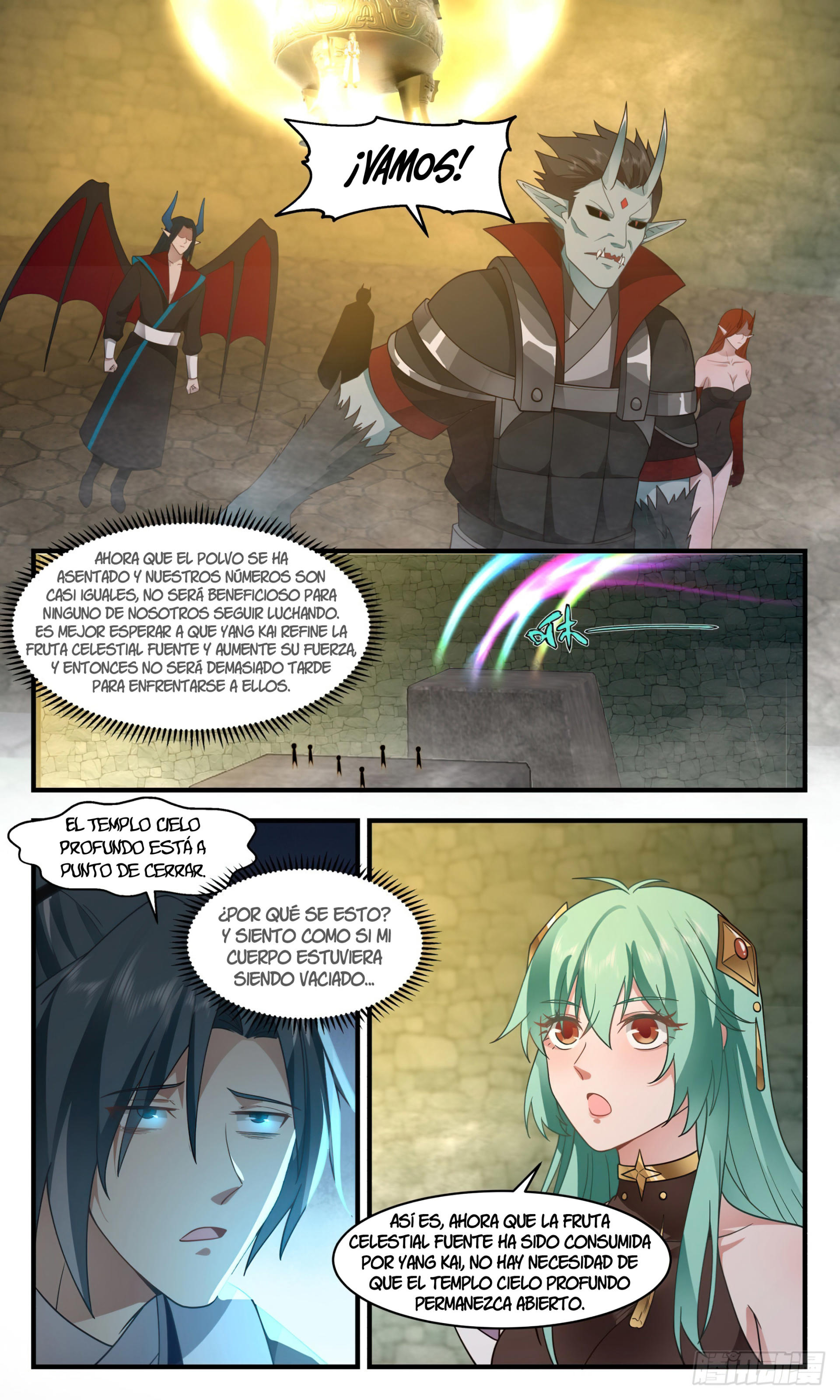 Martial Peak Capítulo 2553 - Página 5 en español