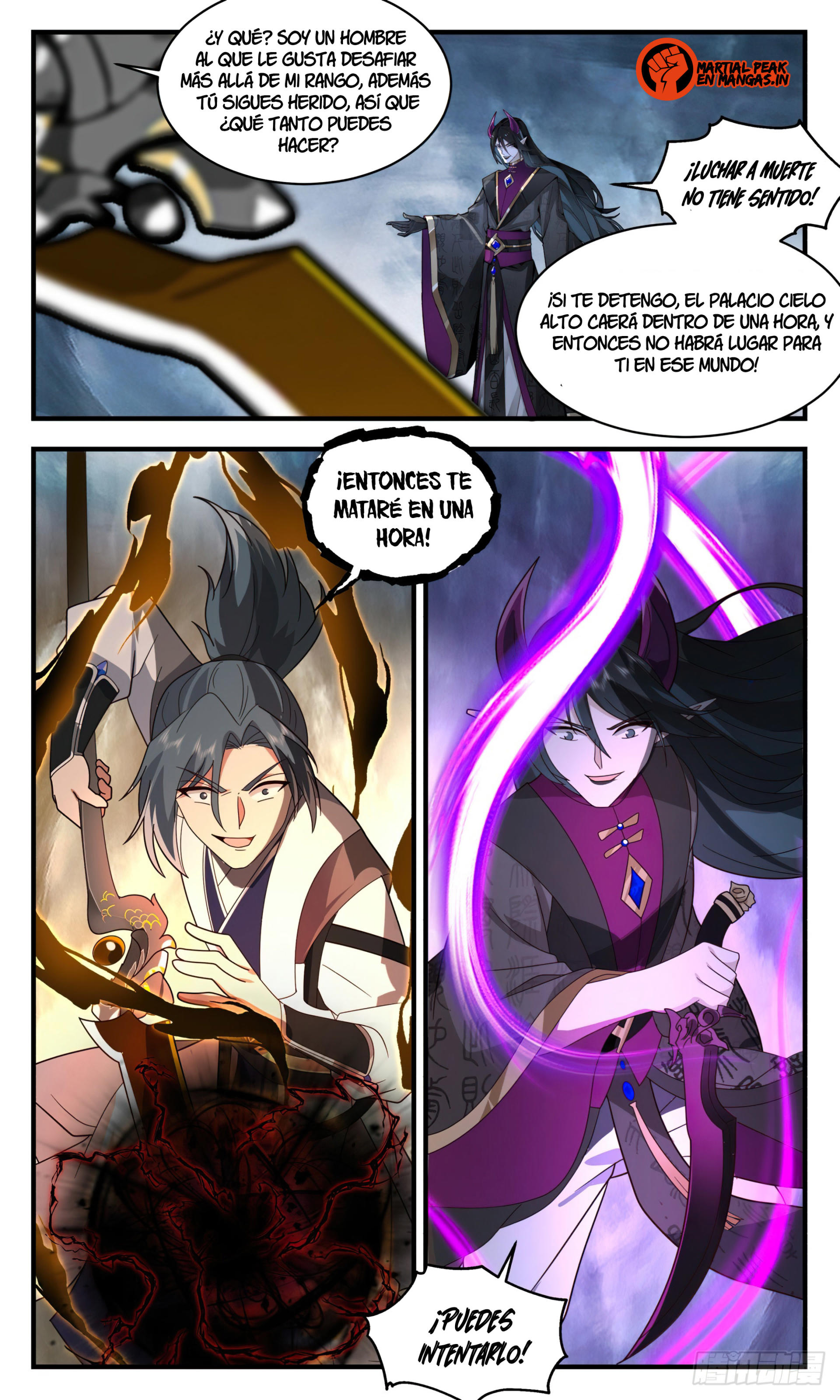 Martial Peak Capítulo 2555 - Página 8 en español