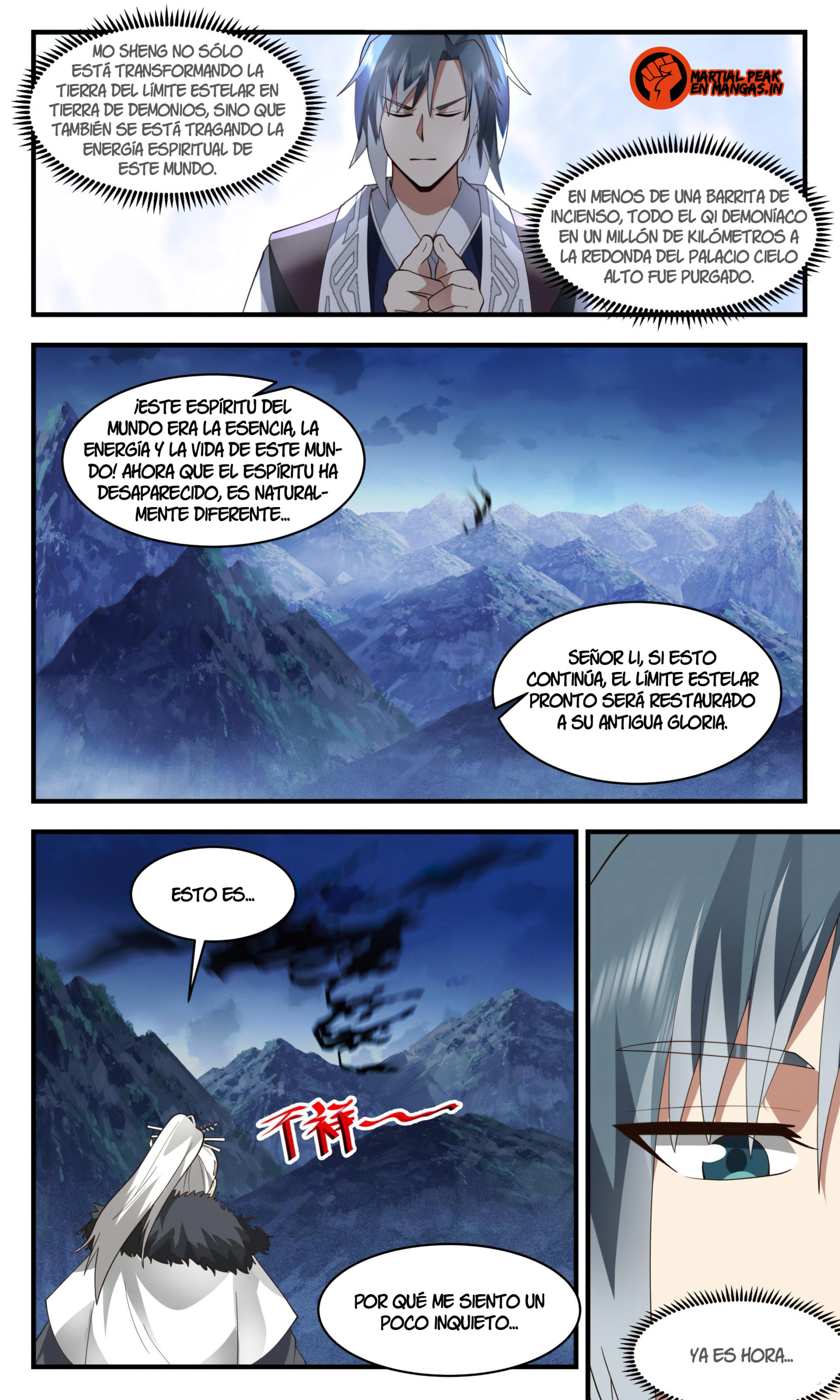 Martial Peak Capítulo 2557 - Página 10 en español