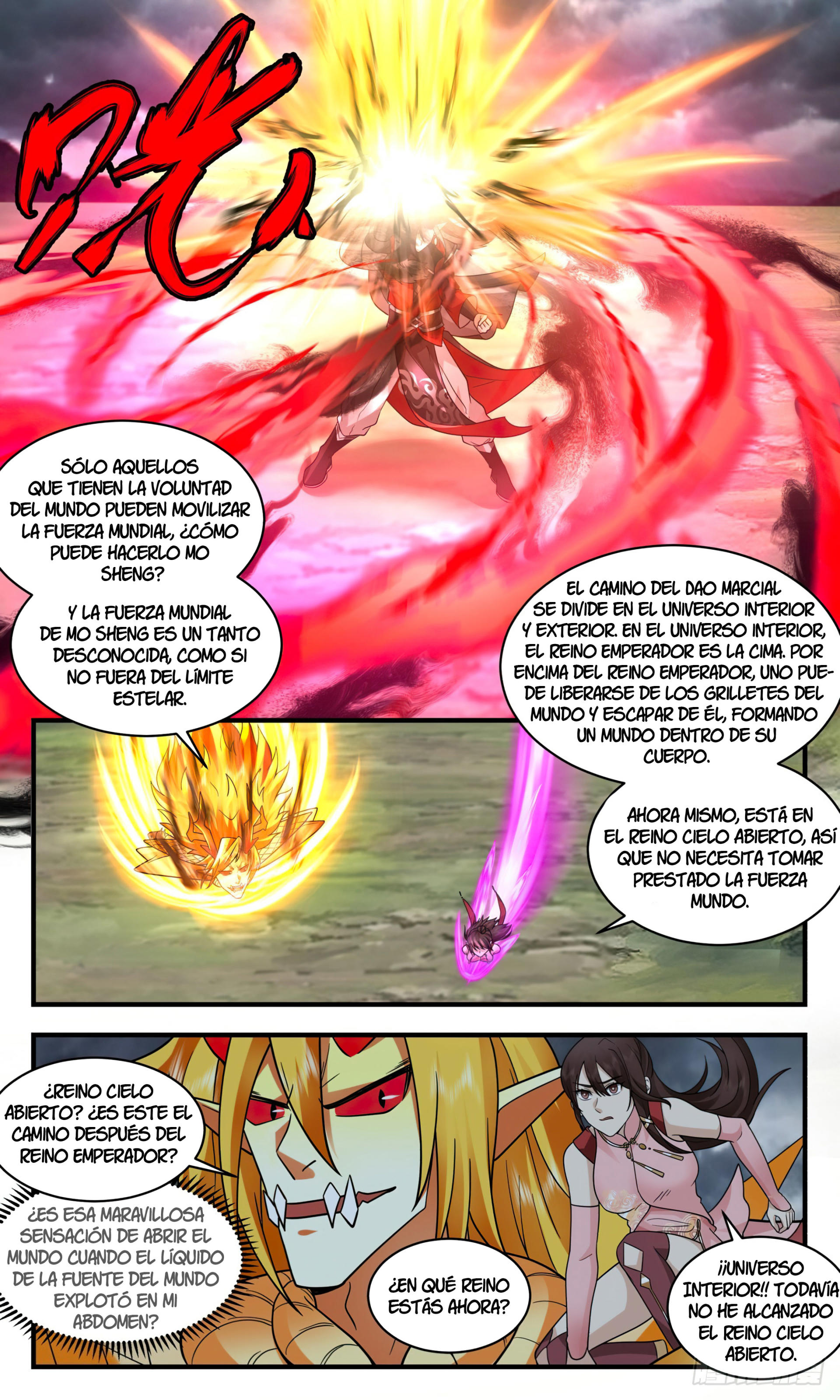 Martial Peak Capítulo 2563 - Página 12 en español