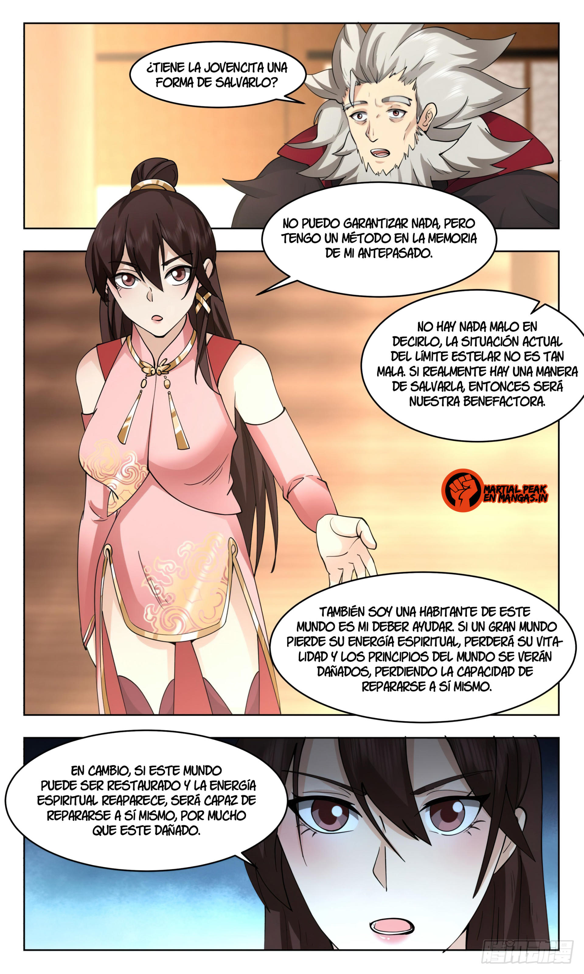 Martial Peak Capítulo 2571 - Página 9 en español